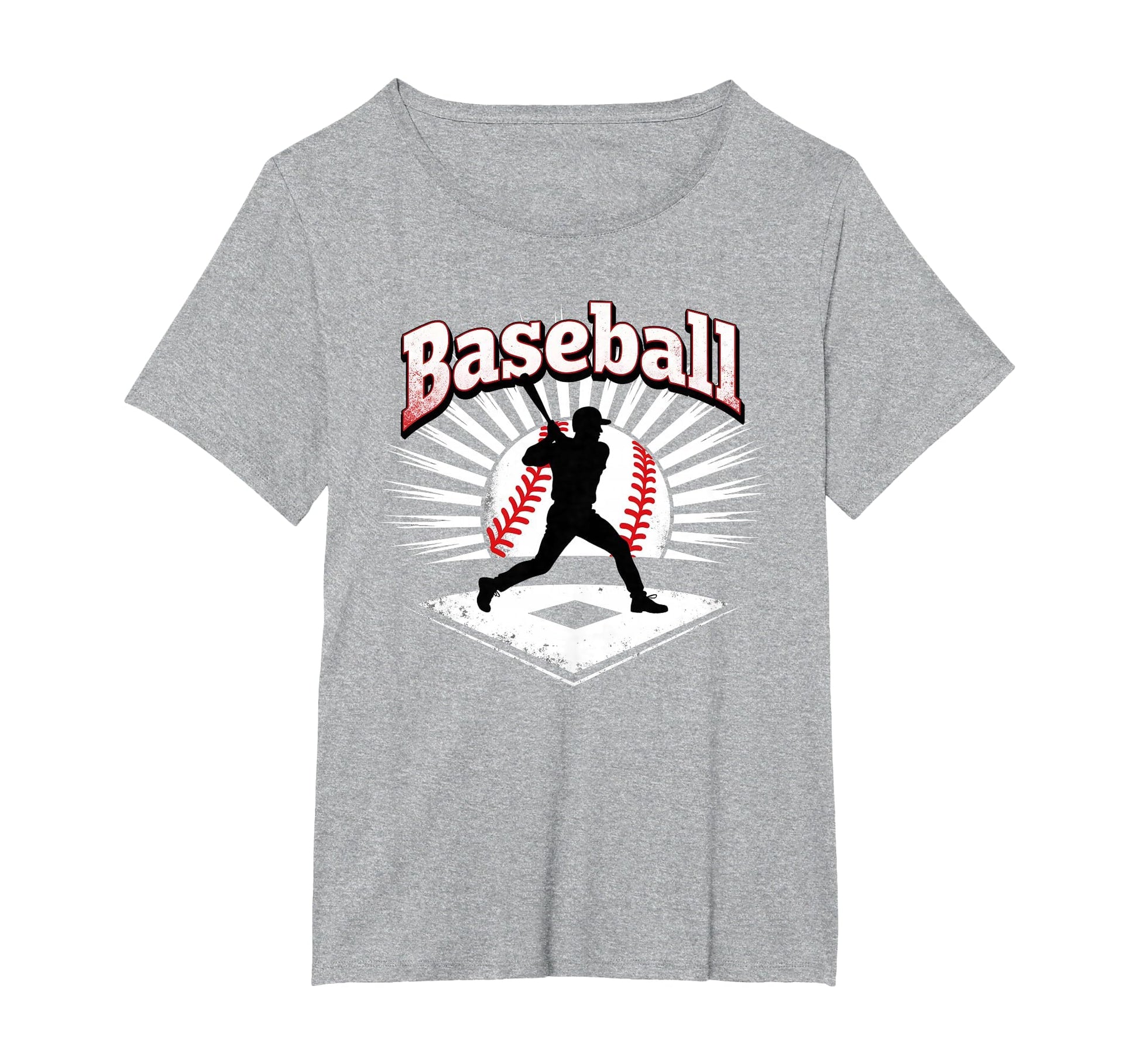 Baseball Slugger Home Run Hero Fan T-Shirt - Custom Art Print Men Women - T-Shirt, Sweatshirt, Hoodie