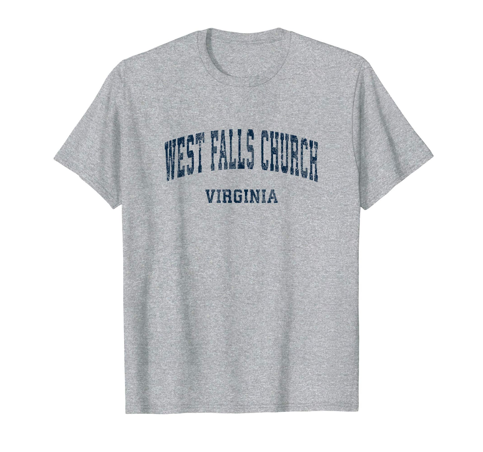 West Falls Church Virginia Va Varsity T-Shirt - Minimalist Print Unisex - T-Shirt, Sweatshirt, Hoodie
