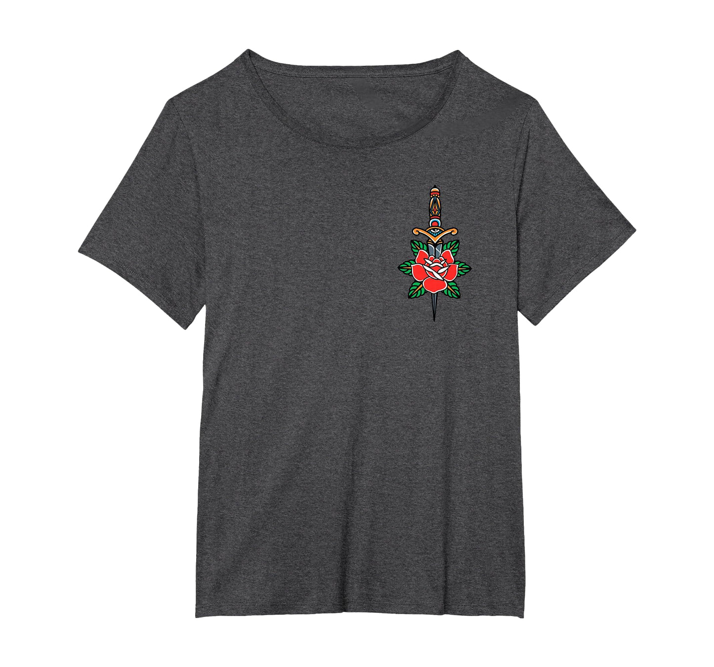 Fake Friends American Traditional T-Shirt - Fun Novelty Design for Adults - T-Shirt, Sweatshirt, Hoodie