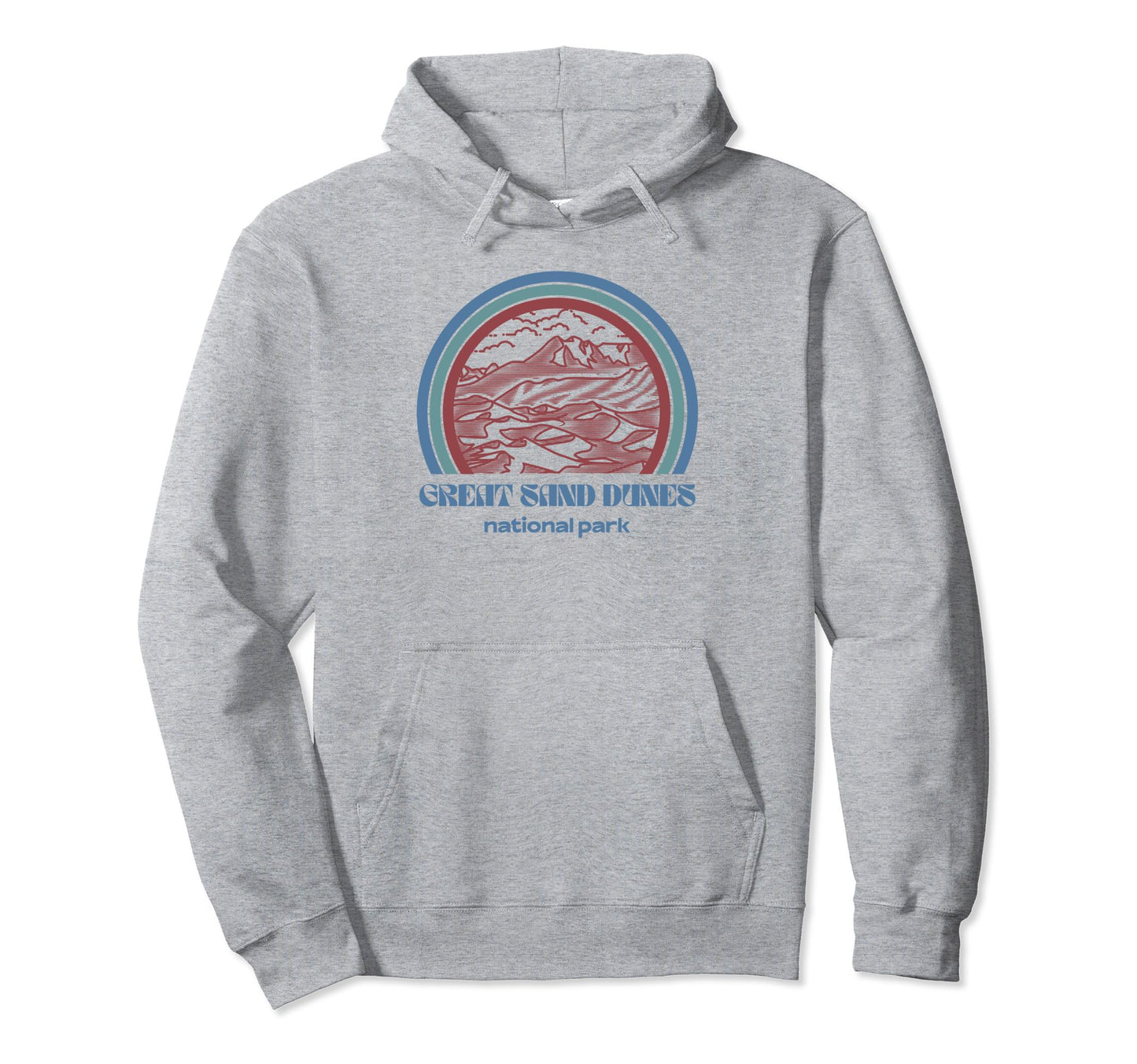 Great Sand Dunes National Park Outdoor Hoodie - Novelty Apparel for Adults - T-Shirt, Sweatshirt, Hoodie
