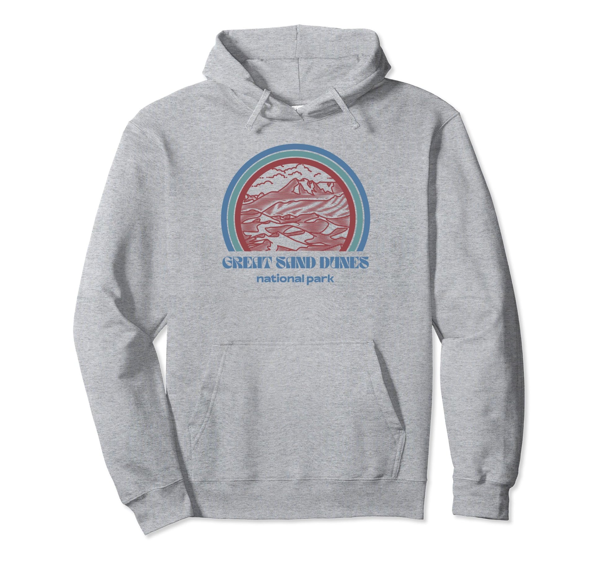 Great Sand Dunes National Park Outdoor Hoodie - Novelty Apparel for Adults - T-Shirt, Sweatshirt, Hoodie