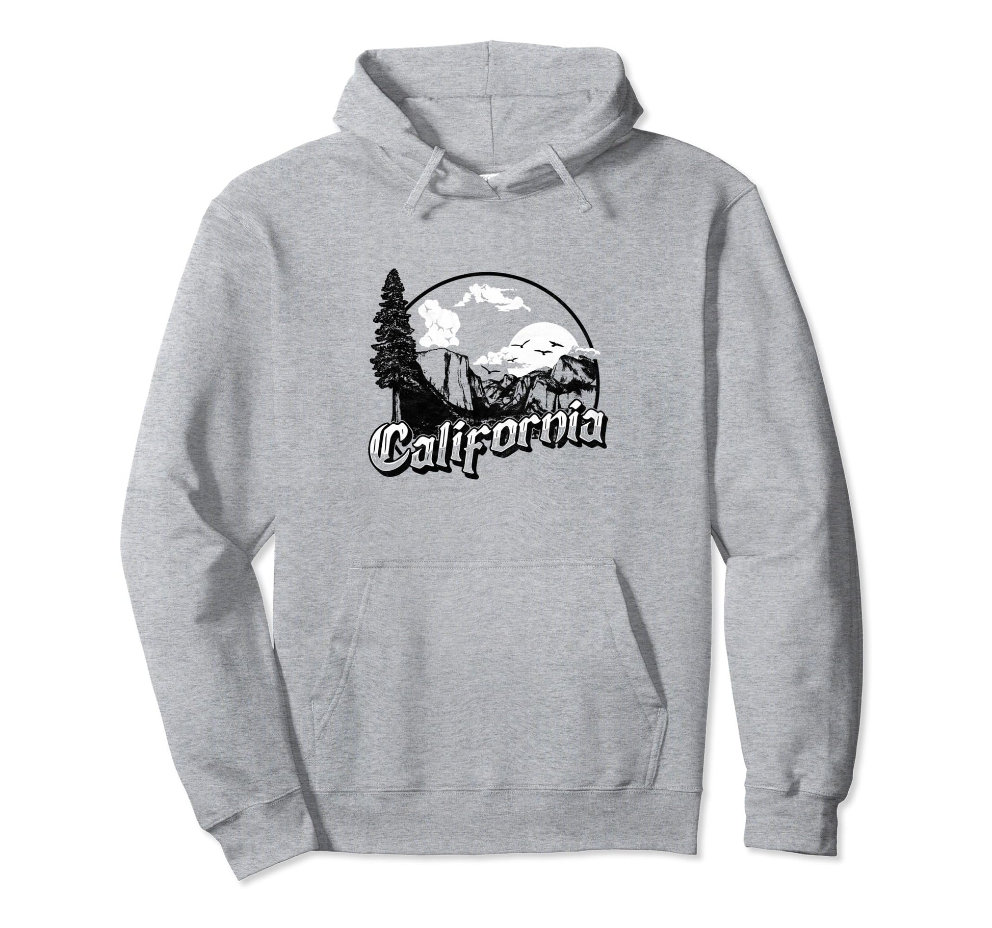 Distressed Yosemite Valley National Park Hoodie - Novelty Apparel Men Women - T-Shirt, Sweatshirt, Hoodie