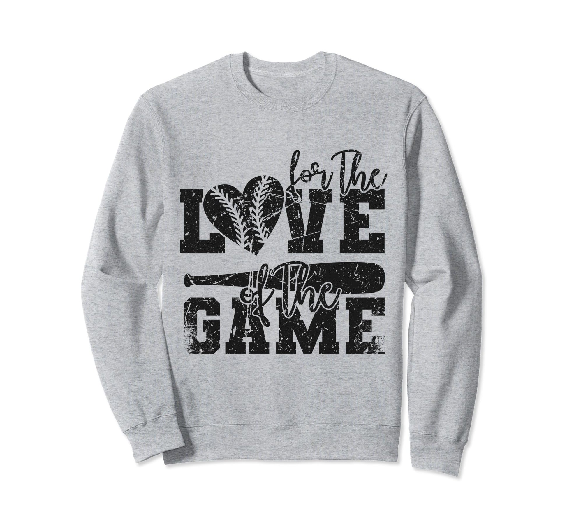 Love Game Baseball Funny Sporty Sweatshirt - Custom Art Print Men Women - T-Shirt, Sweatshirt, Hoodie