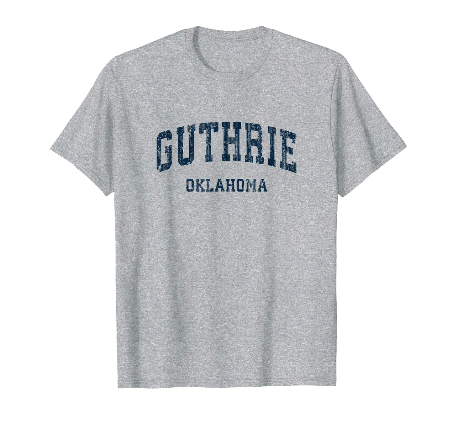 Guthrie Oklahoma Ok Varsity Sports T-Shirt - Minimalist Print for Adults - T-Shirt, Sweatshirt, Hoodie
