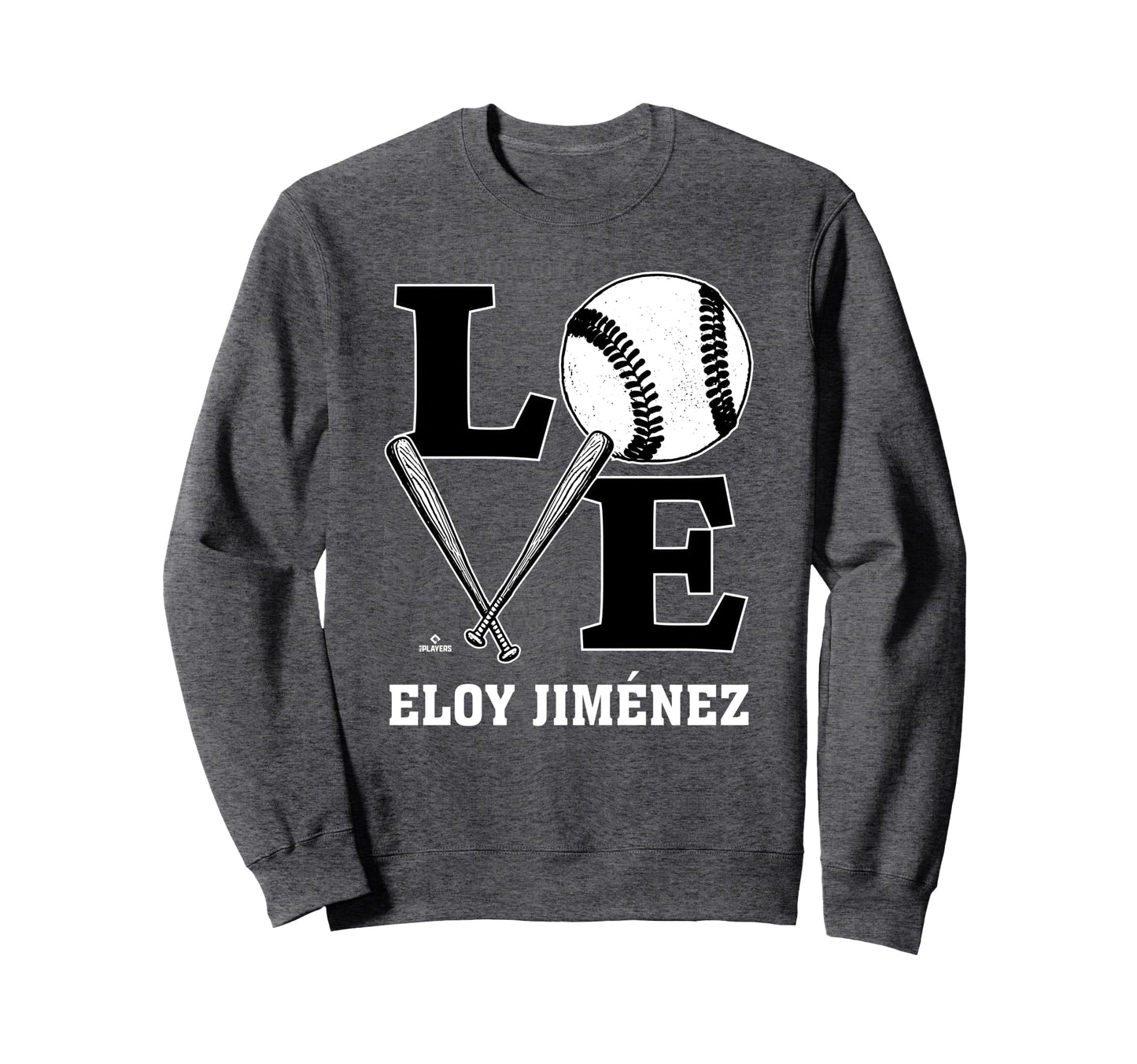 Distressed Baseball Love Eloy Jim Nez Sweatshirt - Graphic Print Men Women - T-Shirt, Sweatshirt, Hoodie