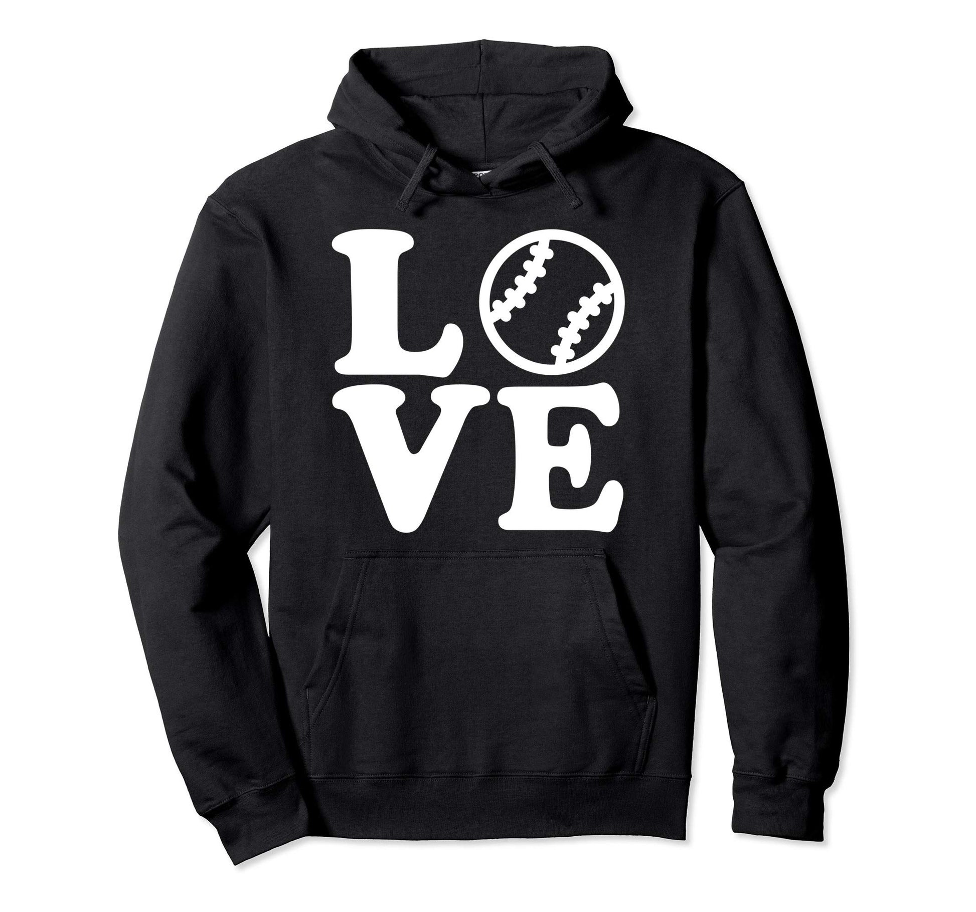 Baseball Love Hoodie - Trendy Graphic Men Women - T-Shirt, Sweatshirt, Hoodie