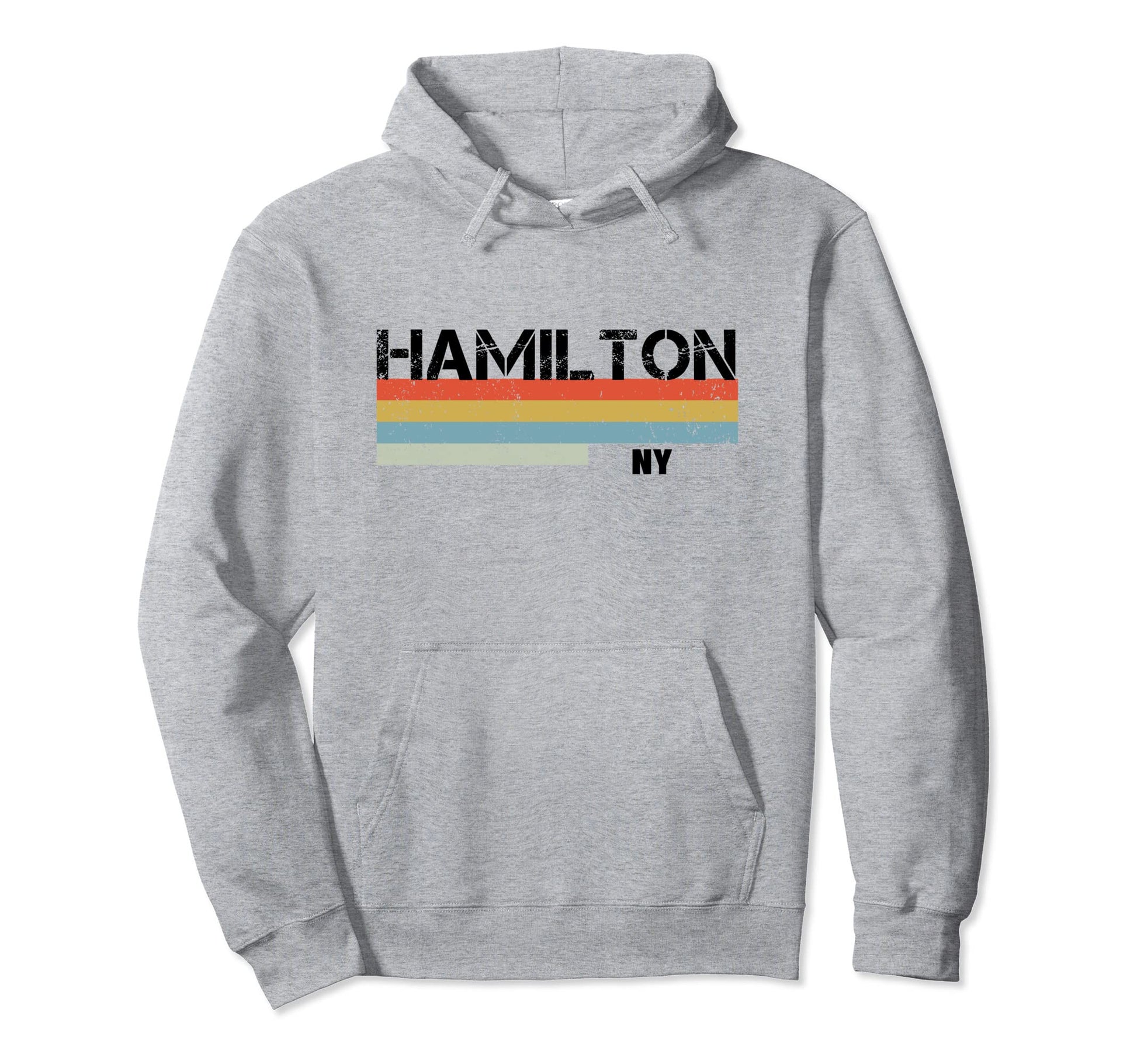 Hamilton City 1980S Stripes Hoodie - Custom Art Print for Adults - T-Shirt, Sweatshirt, Hoodie