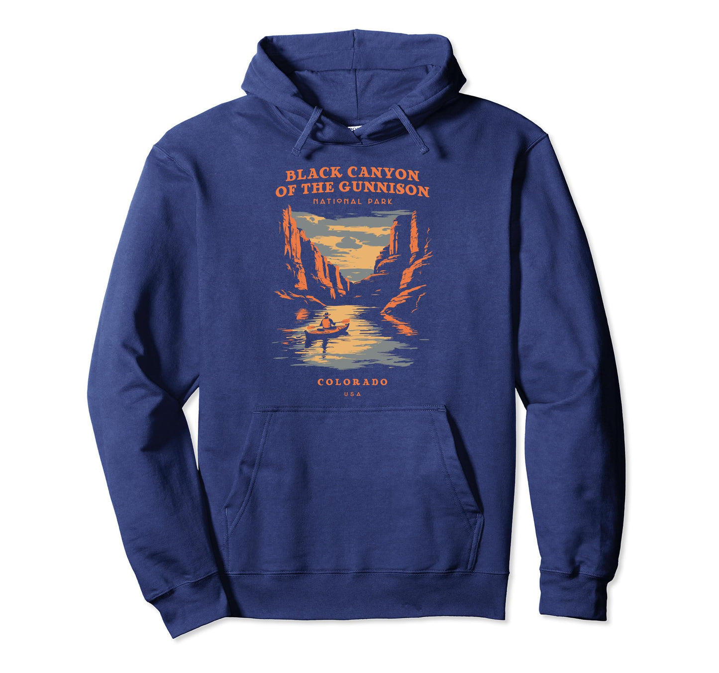 Black Canyon Gunnison National Park Hoodie - Streetwear Style for Adults - T-Shirt, Sweatshirt, Hoodie