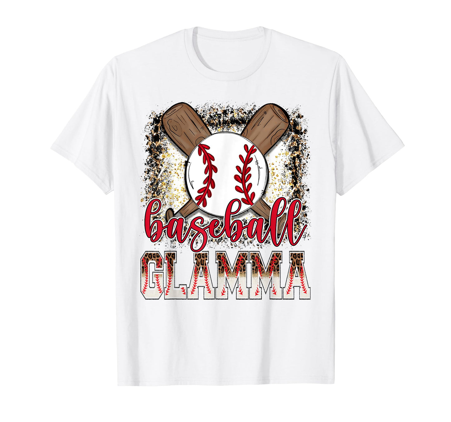 Baseball Glamma Leopard Proud Ball T-Shirt - Aesthetic Graphic Men Women - T-Shirt, Sweatshirt, Hoodie