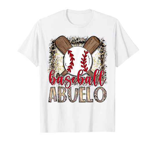 Baseball Abuelo Leopard Proud Ball T-Shirt - Aesthetic Graphic for Adults - T-Shirt, Sweatshirt, Hoodie