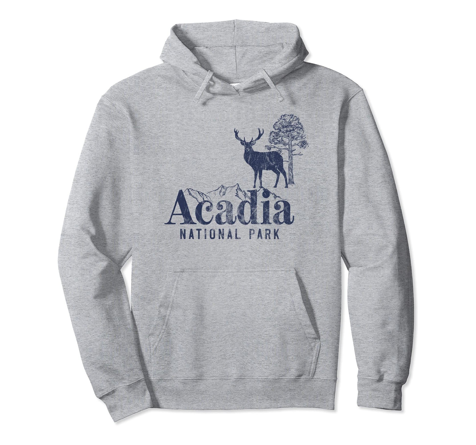 Acadia National Park Mountain Maine Hoodie - Fun Novelty Design for Adults - T-Shirt, Sweatshirt, Hoodie