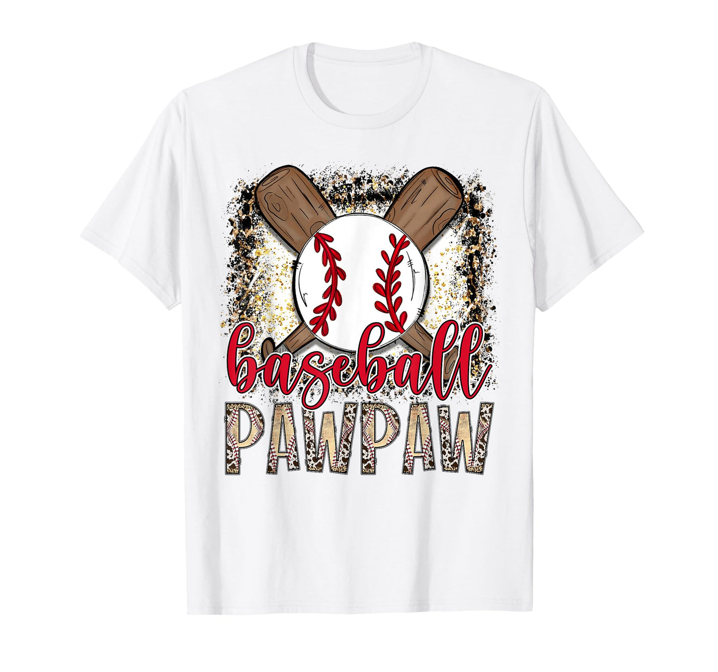 Baseball Pawpaw Leopard Proud Ball T-Shirt - Minimalist Print Men Women - T-Shirt, Sweatshirt, Hoodie