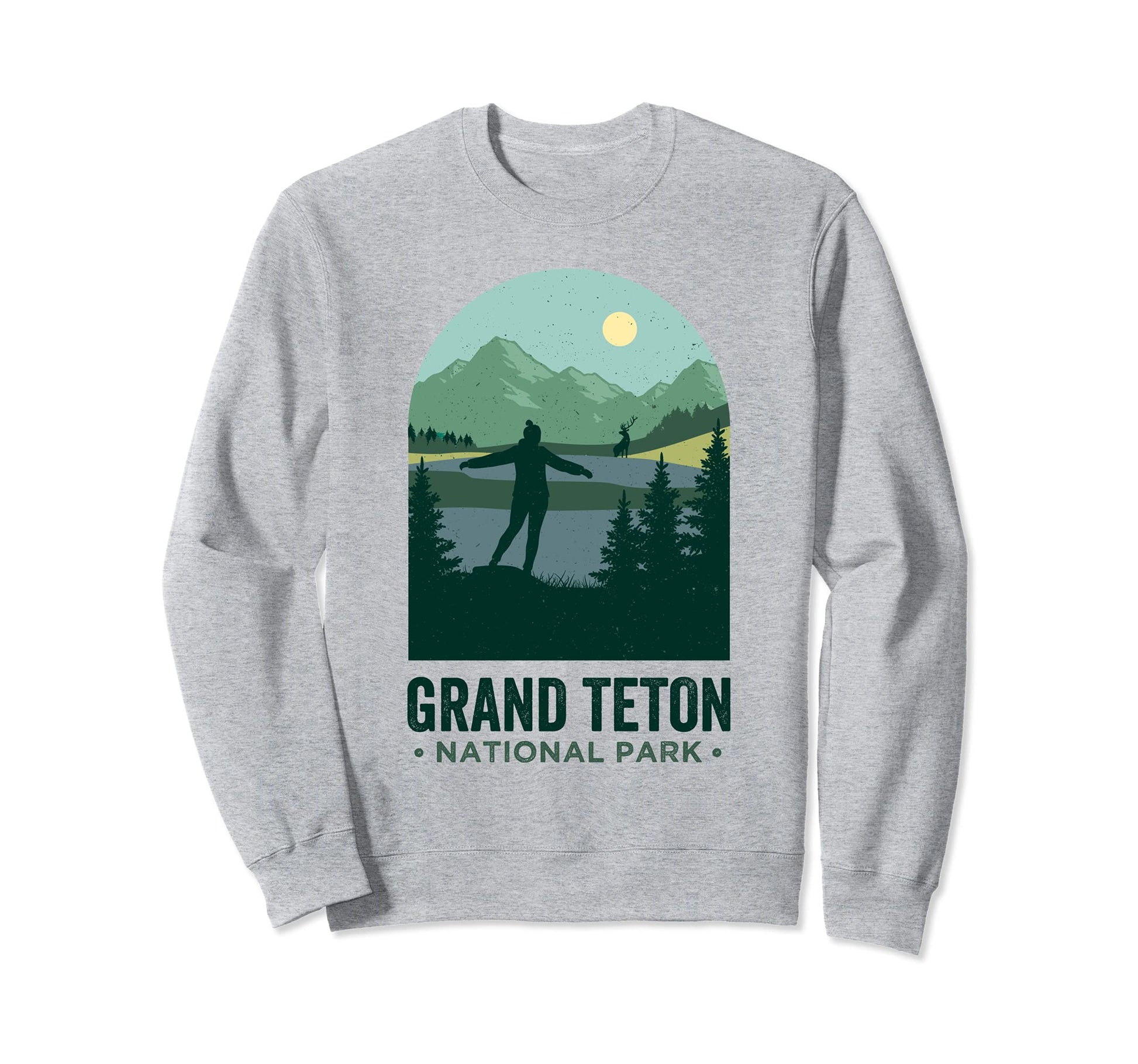 Grand Tetons Grand Teton National Sweatshirt - Graphic Print for Adults - T-Shirt, Sweatshirt, Hoodie