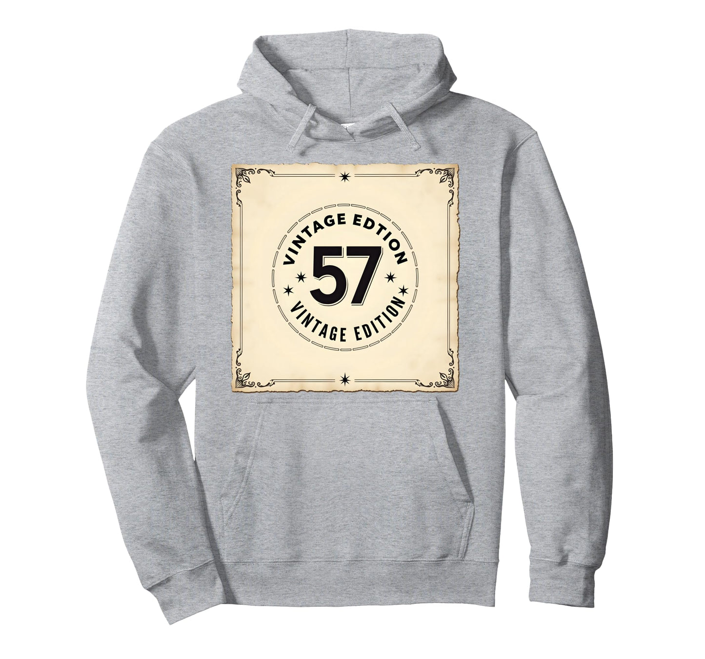 57 Birthday Gift Nostalgia Present Hoodie - Streetwear Style Unisex - T-Shirt, Sweatshirt, Hoodie