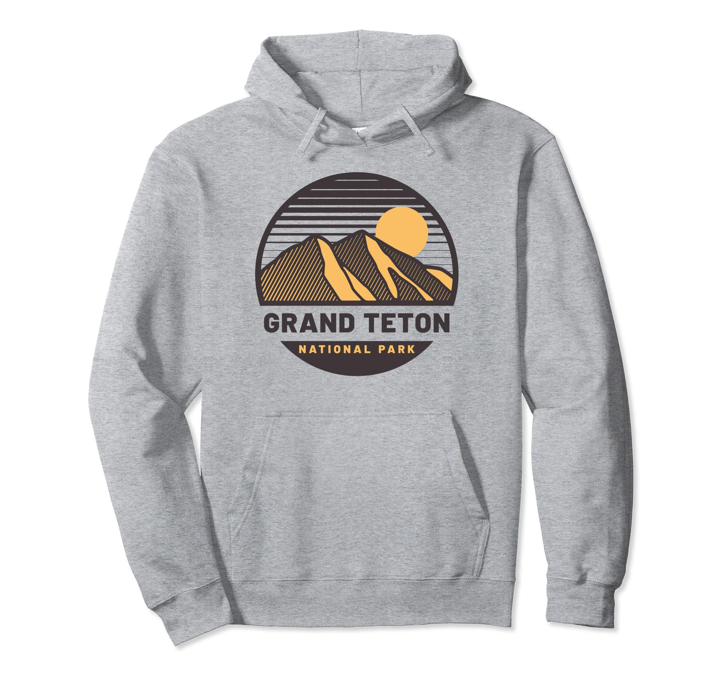 Grand Teton National Park Souvenir Gift Hoodie - Graphic Print Men Women - T-Shirt, Sweatshirt, Hoodie