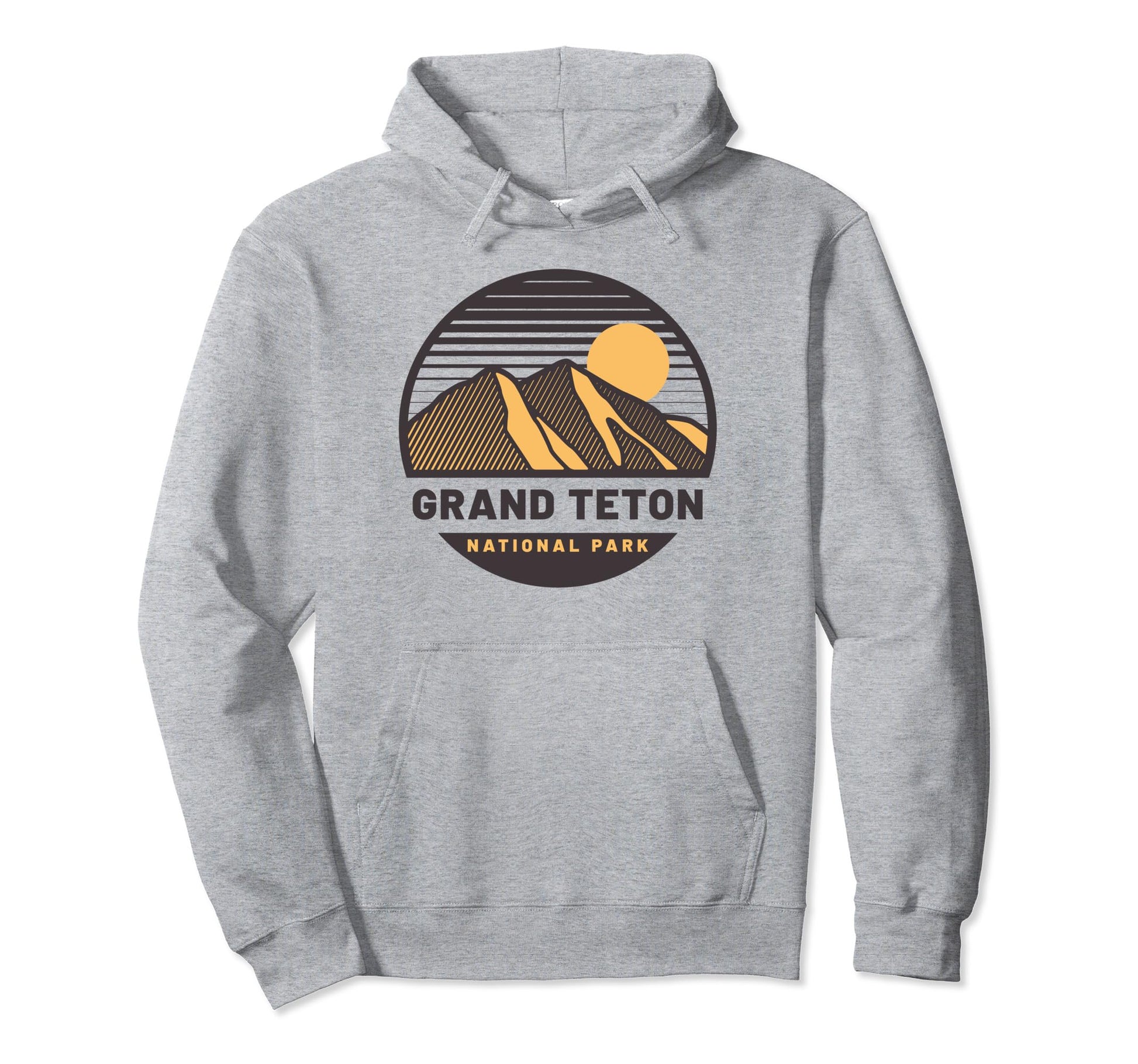 Grand Teton National Park Souvenir Gift Hoodie - Graphic Print Men Women - T-Shirt, Sweatshirt, Hoodie