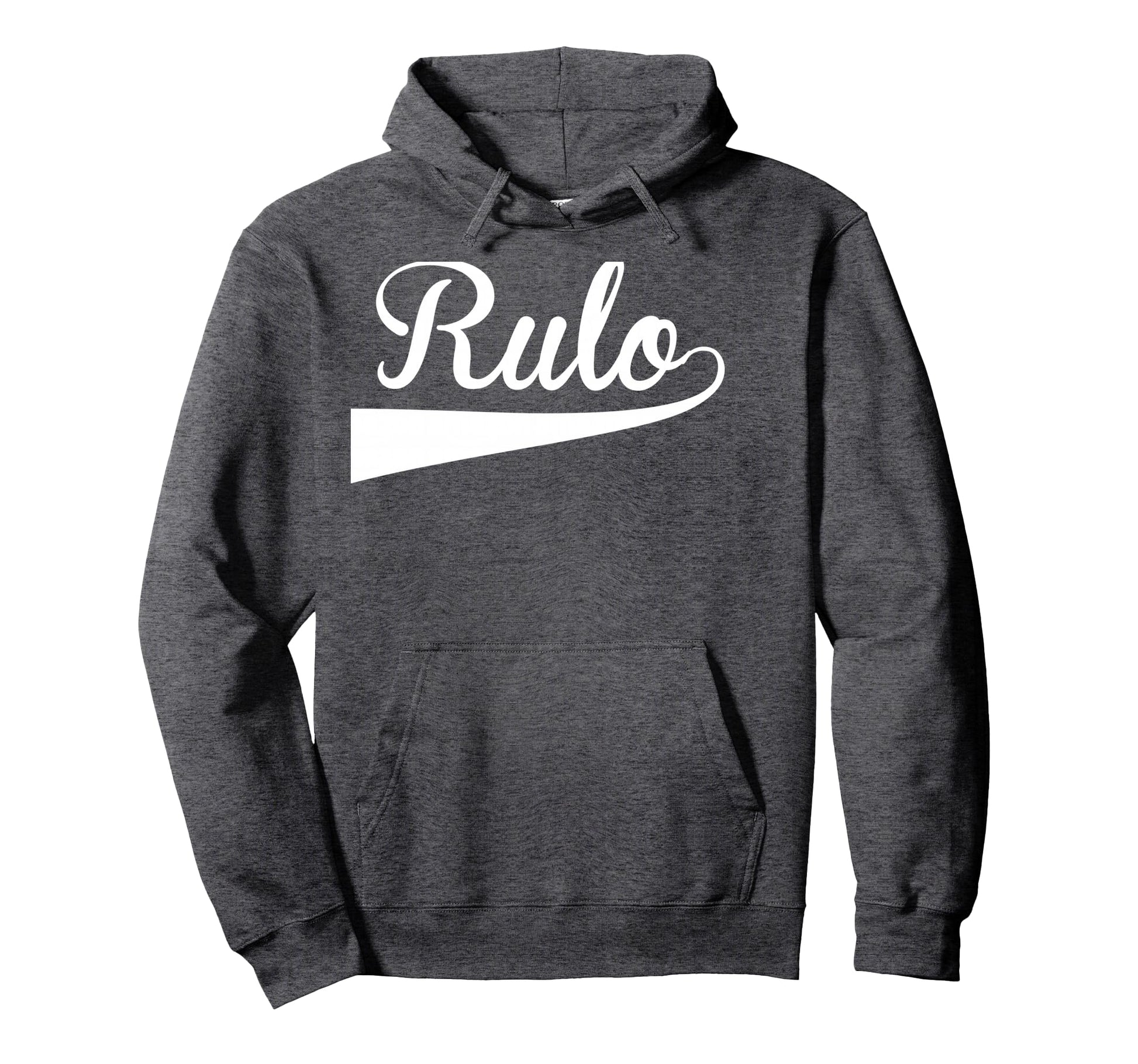 Rulo Baseball Font Hoodie - Casual Everyday Wear Unisex - T-Shirt, Sweatshirt, Hoodie