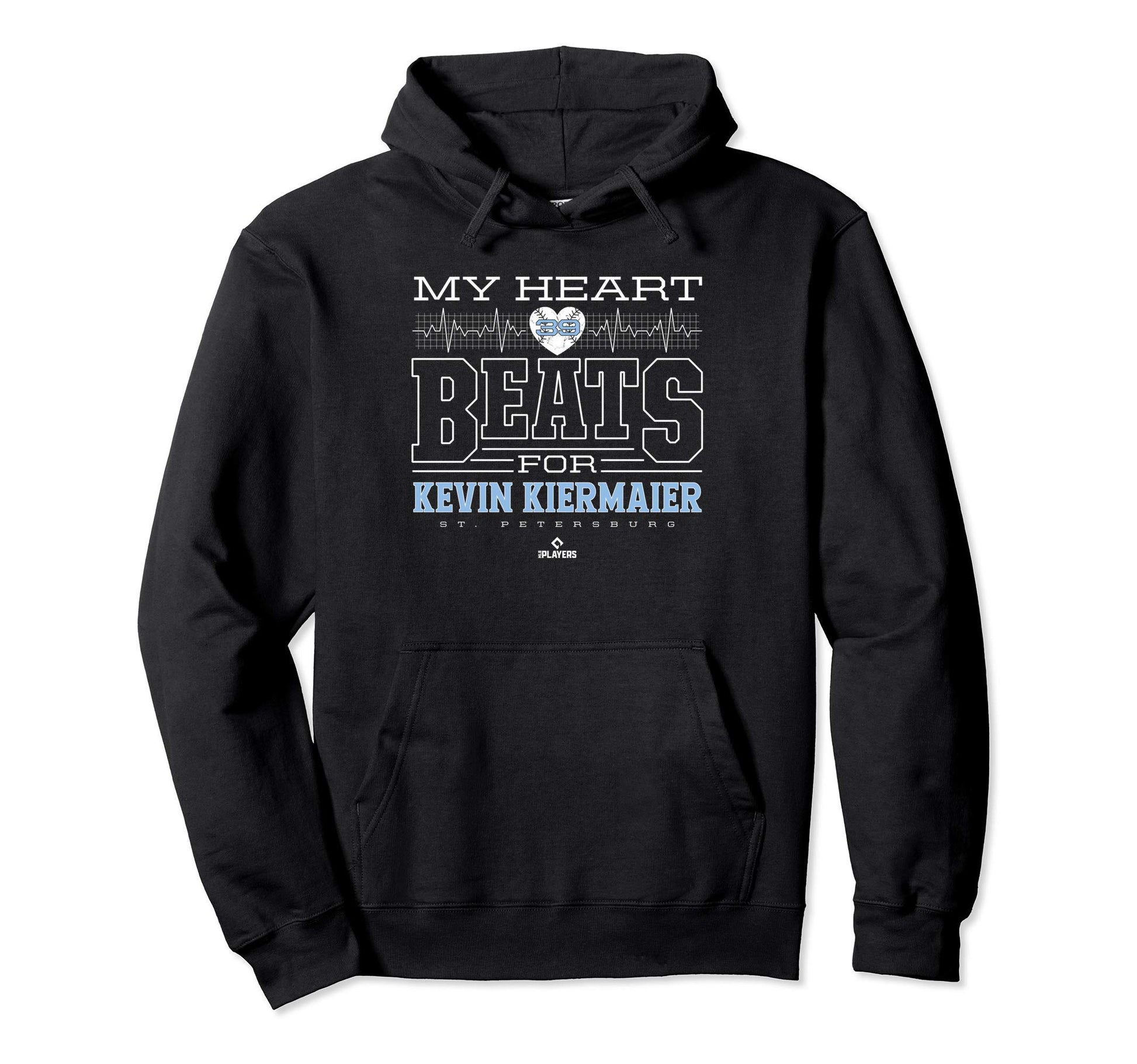 My Heart Beats Kevin Kiermaier Hoodie - Unique Graphic Men Women - T-Shirt, Sweatshirt, Hoodie