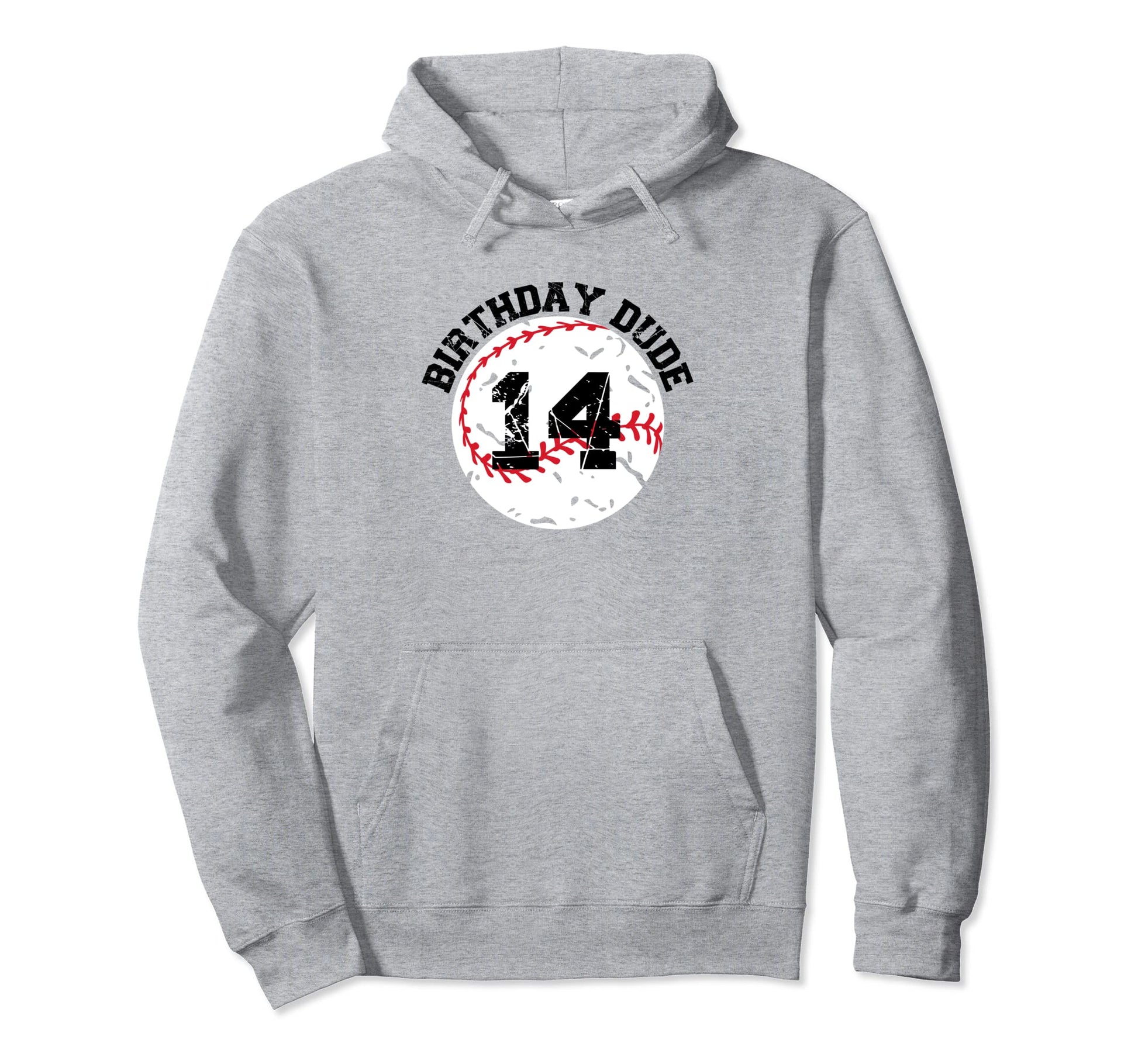 14 Year Old 14Th Birthday Dude Hoodie - Minimalist Print Men Women - T-Shirt, Sweatshirt, Hoodie