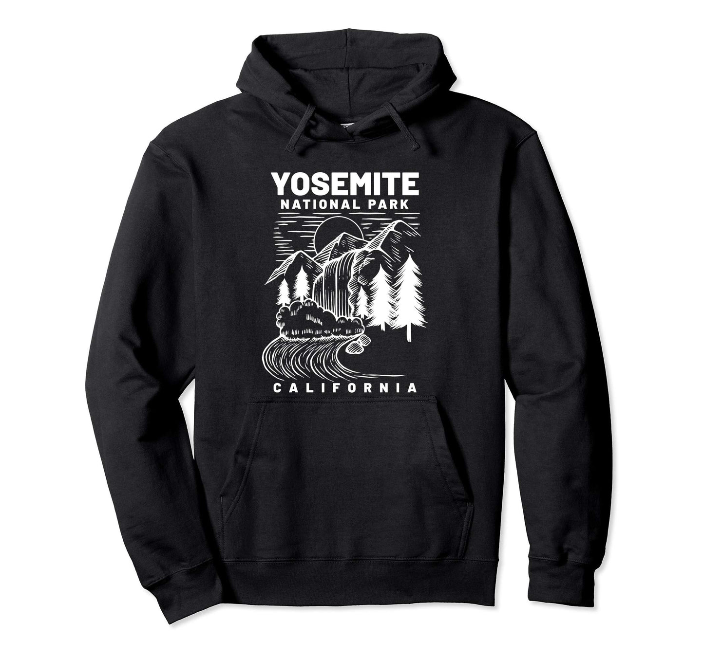 Yosemite National Park California Hiker Hoodie - Fun Novelty Design Unisex - T-Shirt, Sweatshirt, Hoodie