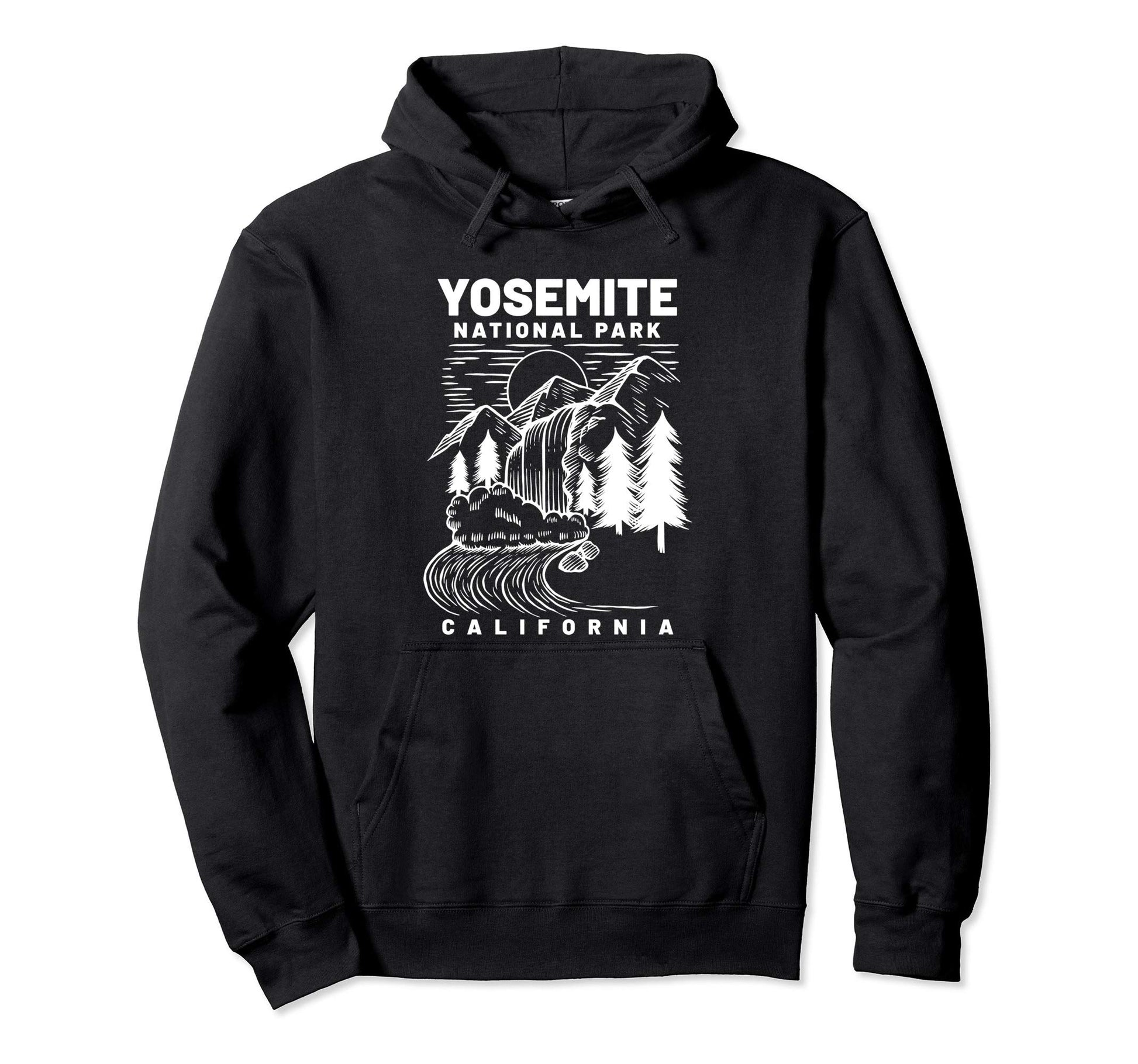 Yosemite National Park California Hiker Hoodie - Fun Novelty Design Unisex - T-Shirt, Sweatshirt, Hoodie