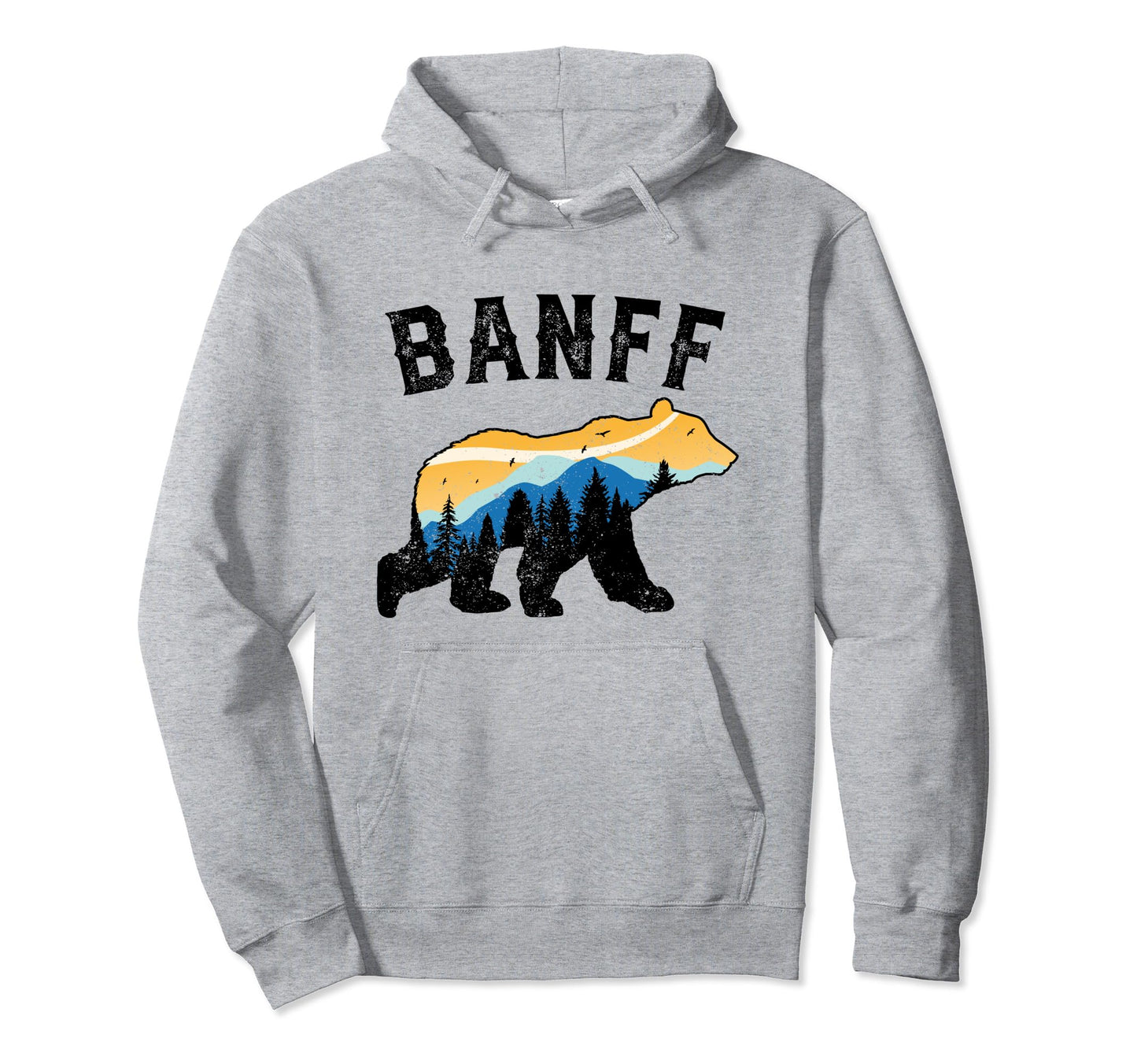 Banff Canadian National Park Souvenir Hoodie - Custom Art Print Men Women - T-Shirt, Sweatshirt, Hoodie