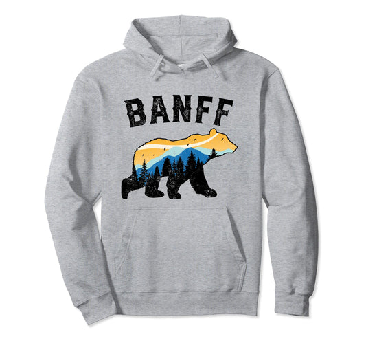 Banff Canadian National Park Souvenir Hoodie - Custom Art Print Men Women - T-Shirt, Sweatshirt, Hoodie