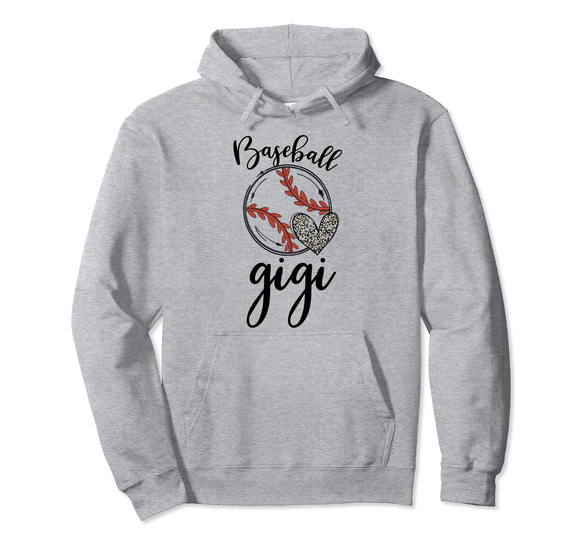 Baseball Gigi Leopard Funny Baseball Hoodie - Trendy Graphic Men Women - T-Shirt, Sweatshirt, Hoodie