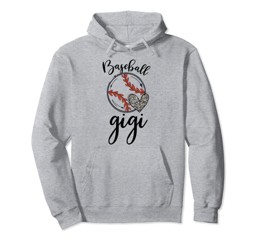 Baseball Gigi Leopard Funny Baseball Hoodie - Trendy Graphic Men Women - T-Shirt, Sweatshirt, Hoodie