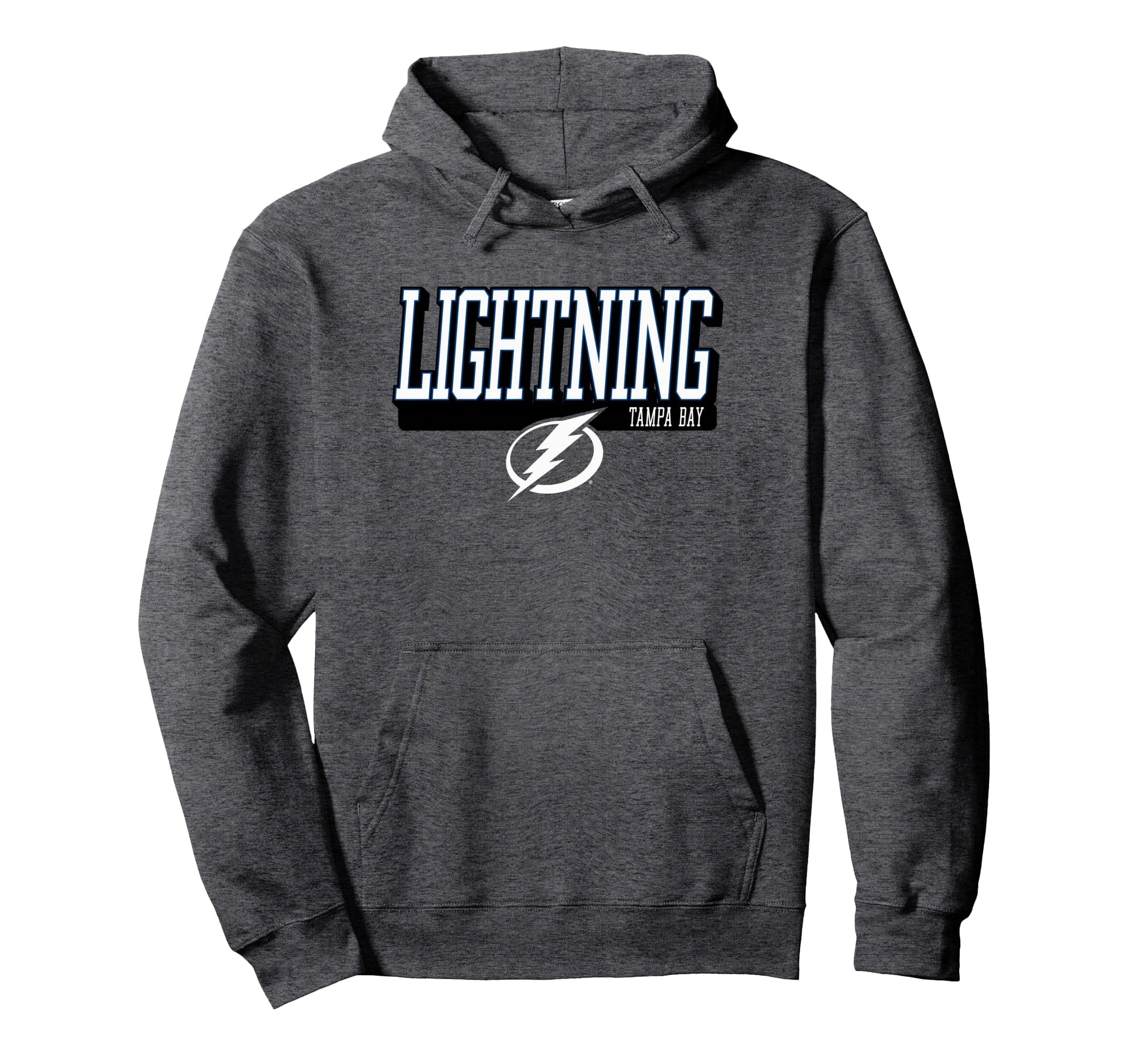 Tampa Bay Lightning Faceoff Dark Hoodie - Fun Novelty Design Men Women - T-Shirt, Sweatshirt, Hoodie