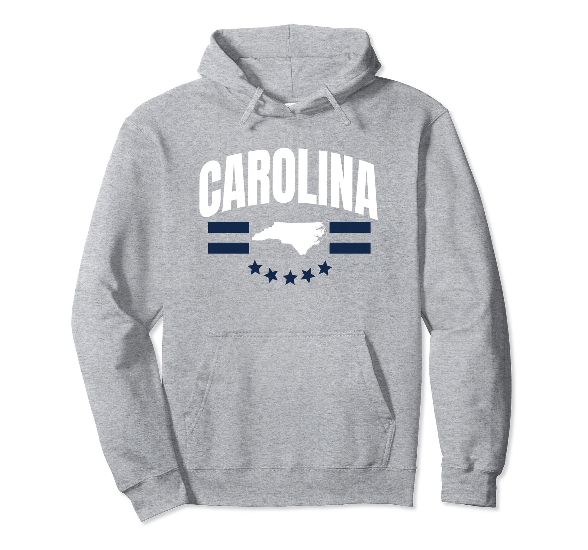 Carolina Blue Light Blue Stripe Hoodie - Minimalist Print Men Women - T-Shirt, Sweatshirt, Hoodie