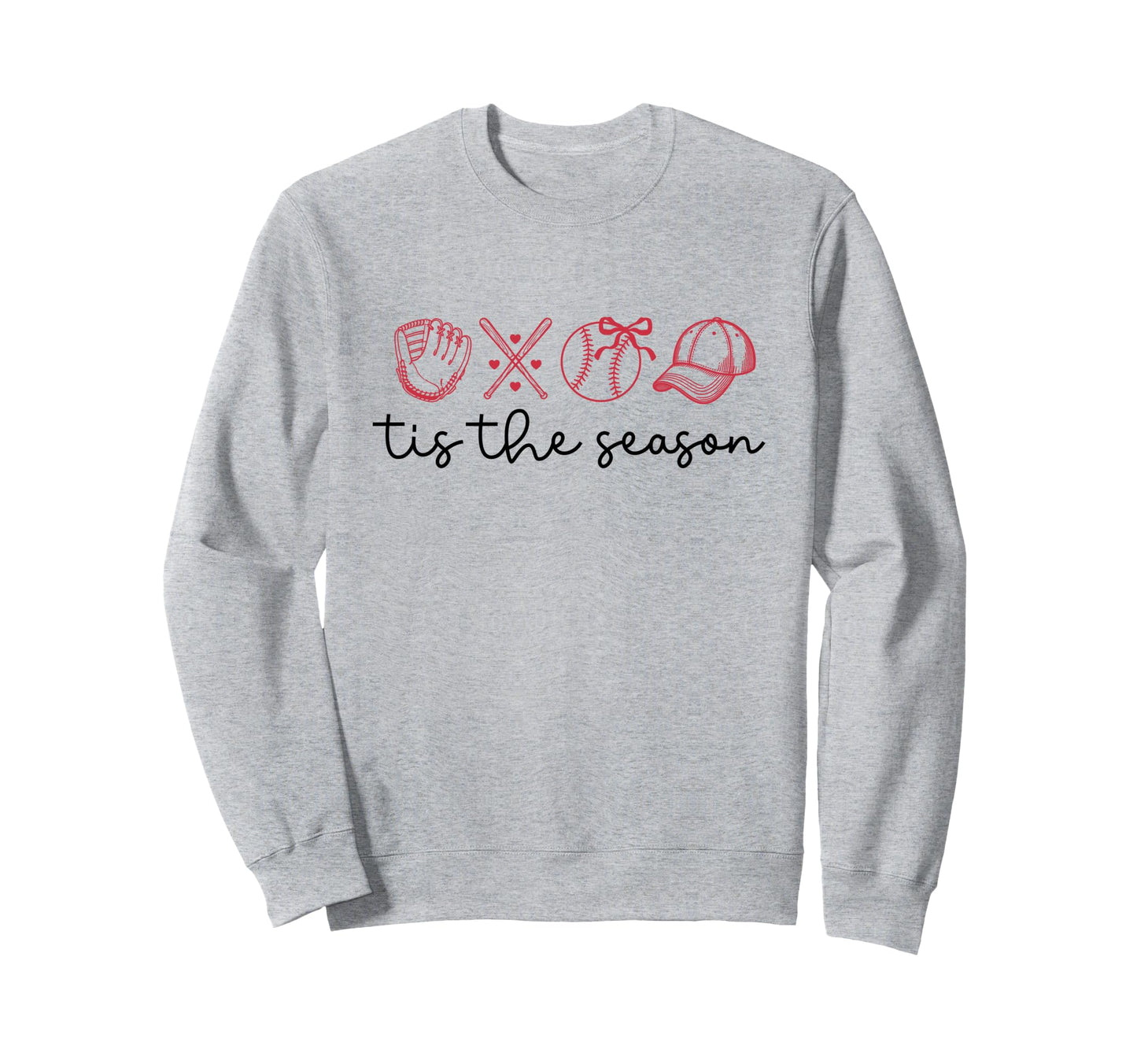 Coquette Tis Season American Baseball Sweatshirt - Aesthetic Graphic Unisex - T-Shirt, Sweatshirt, Hoodie