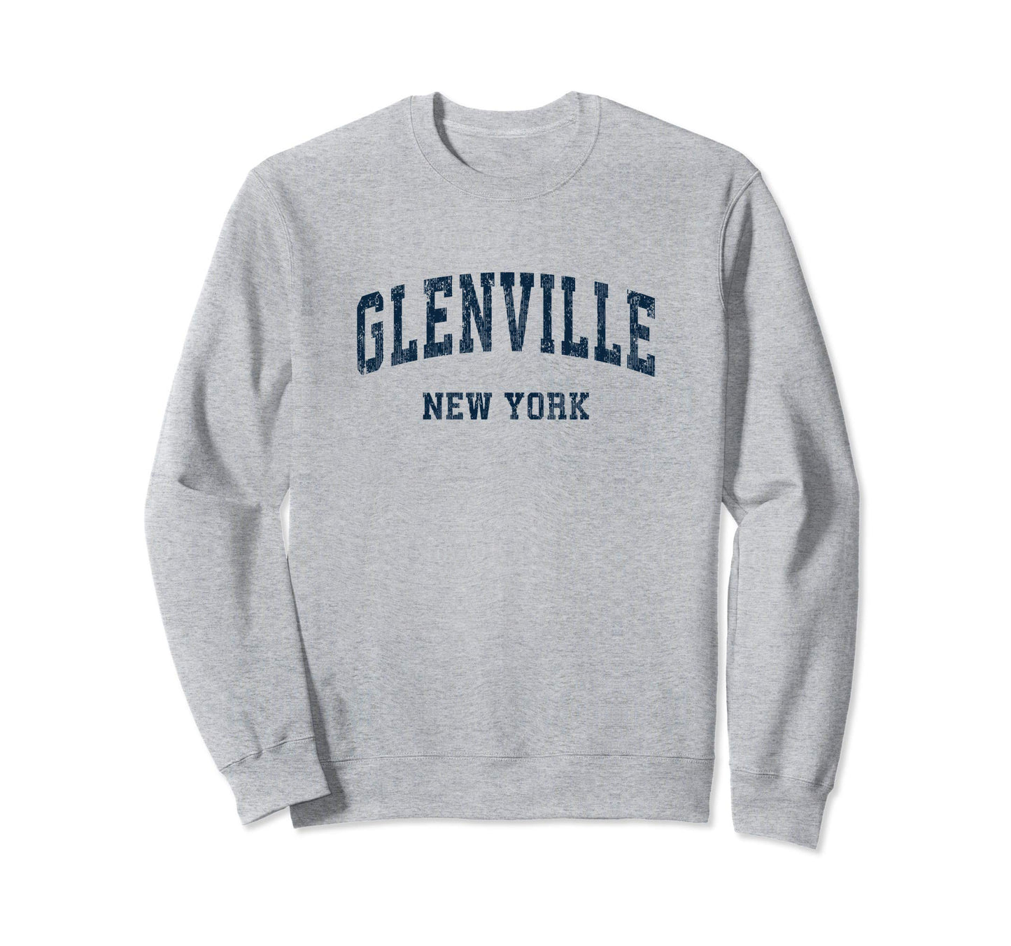 Glenville New York Ny Varsity Sweatshirt - Fun Novelty Design Unisex - T-Shirt, Sweatshirt, Hoodie