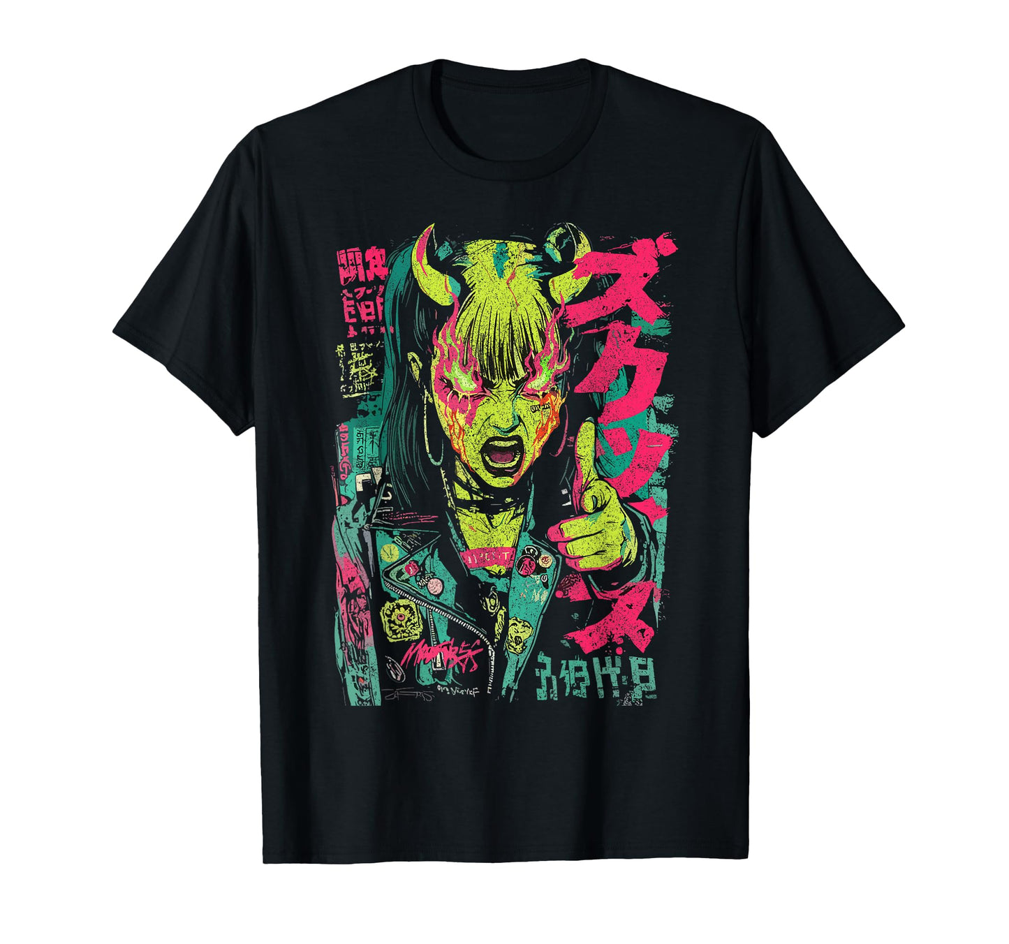 Japanese Streetwear Horror Gothic T-Shirt - Minimalist Print Unisex - T-Shirt, Sweatshirt, Hoodie