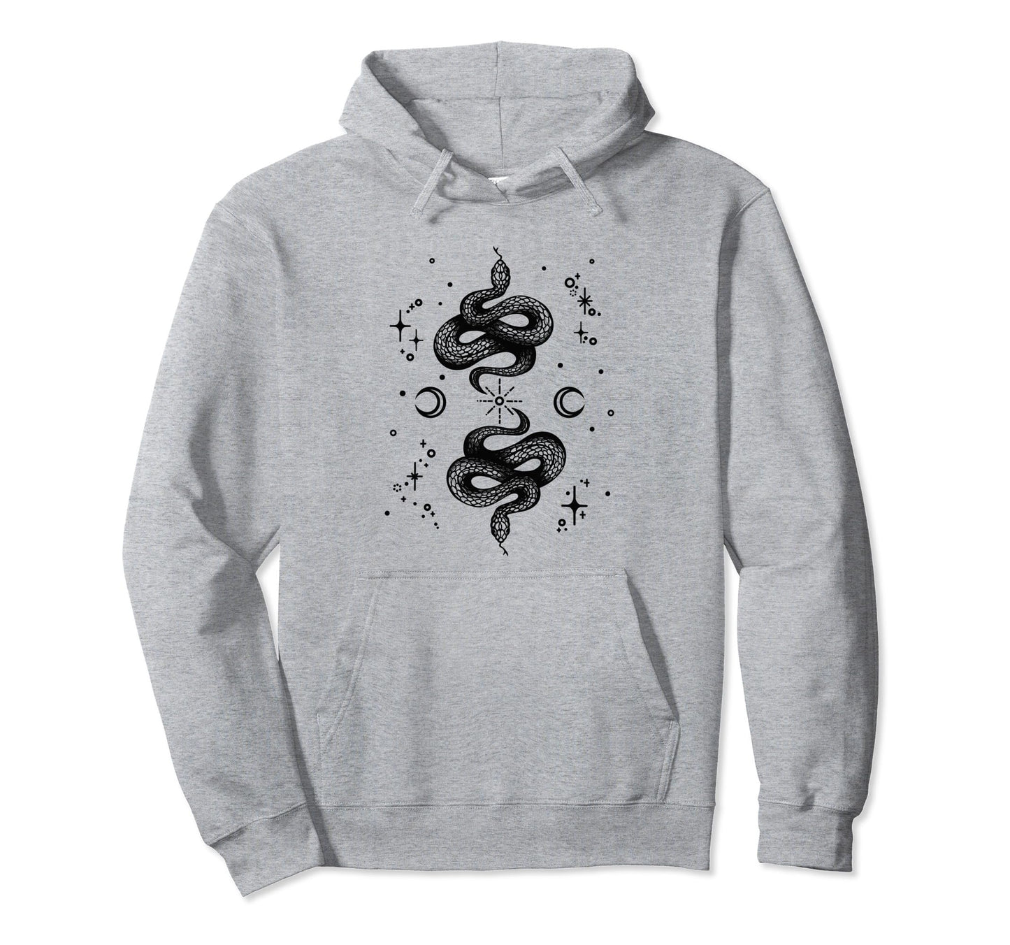 Clestial Snakes Sun Stars And Moon Eboy Hoodie - Graphic Print for Adults - T-Shirt, Sweatshirt, Hoodie