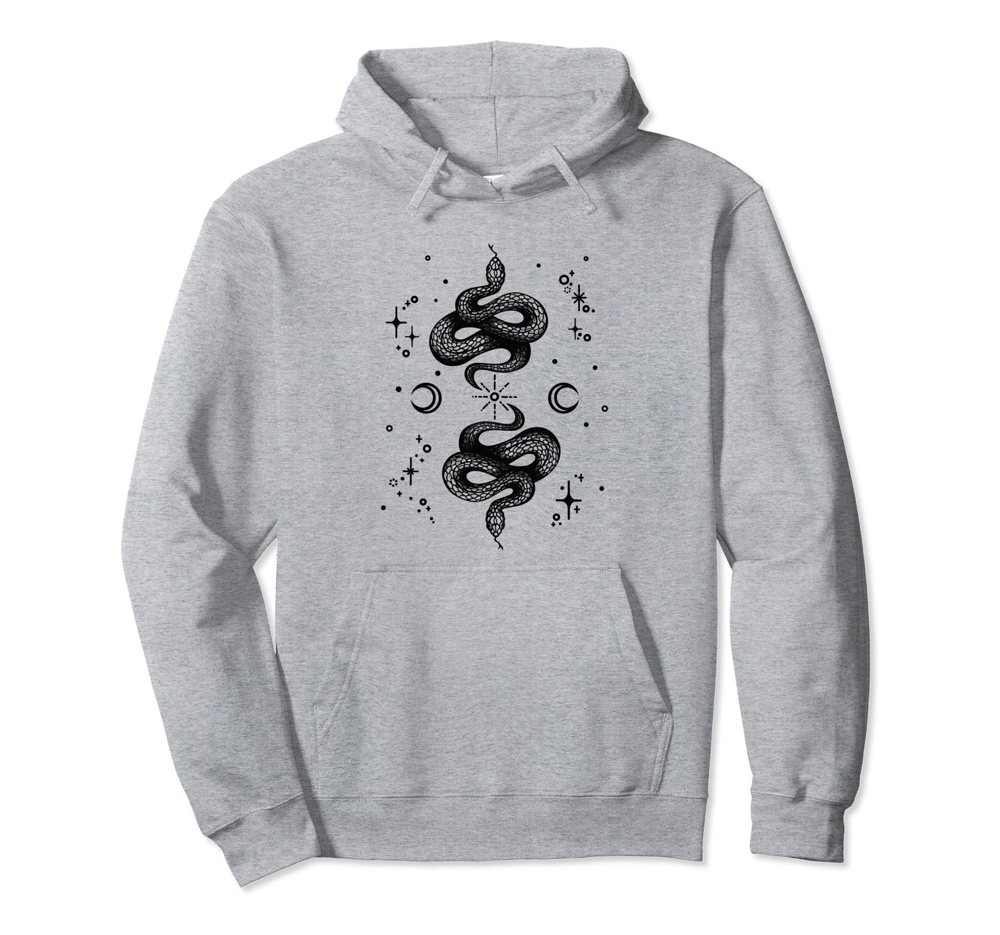Clestial Snakes Sun Stars And Moon Eboy Hoodie - Graphic Print for Adults - T-Shirt, Sweatshirt, Hoodie