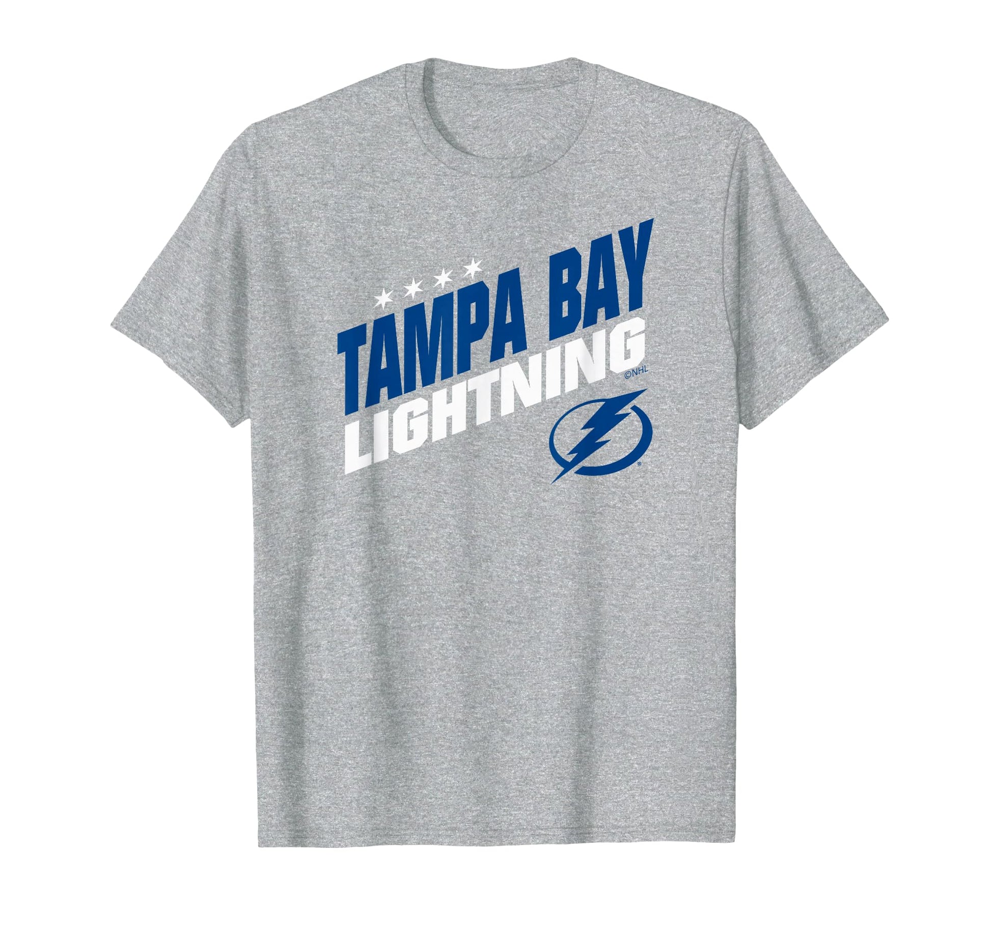 Tampa Bay Lightning Fuel Heather Gray T-Shirt - Novelty Apparel Men Women - T-Shirt, Sweatshirt, Hoodie