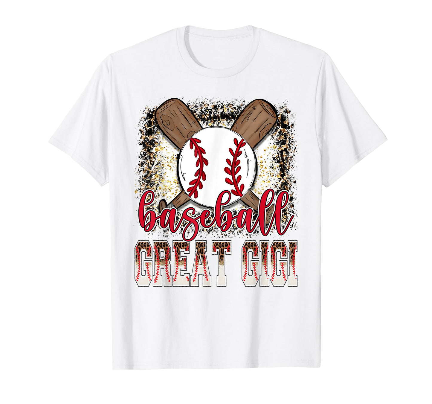 Baseball Great Gigi Leopard Proud T-Shirt - Aesthetic Graphic for Adults - T-Shirt, Sweatshirt, Hoodie