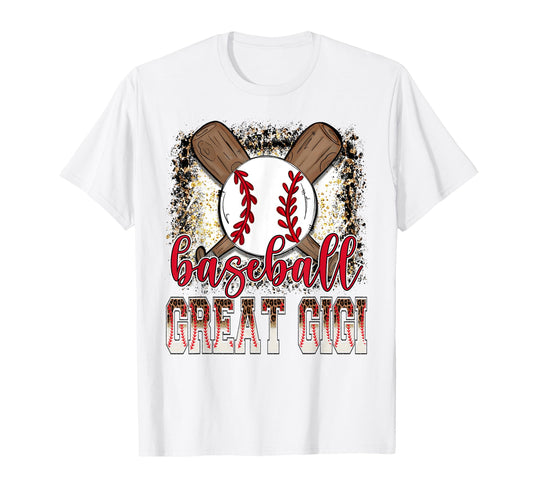 Baseball Great Gigi Leopard Proud T-Shirt - Aesthetic Graphic for Adults - T-Shirt, Sweatshirt, Hoodie