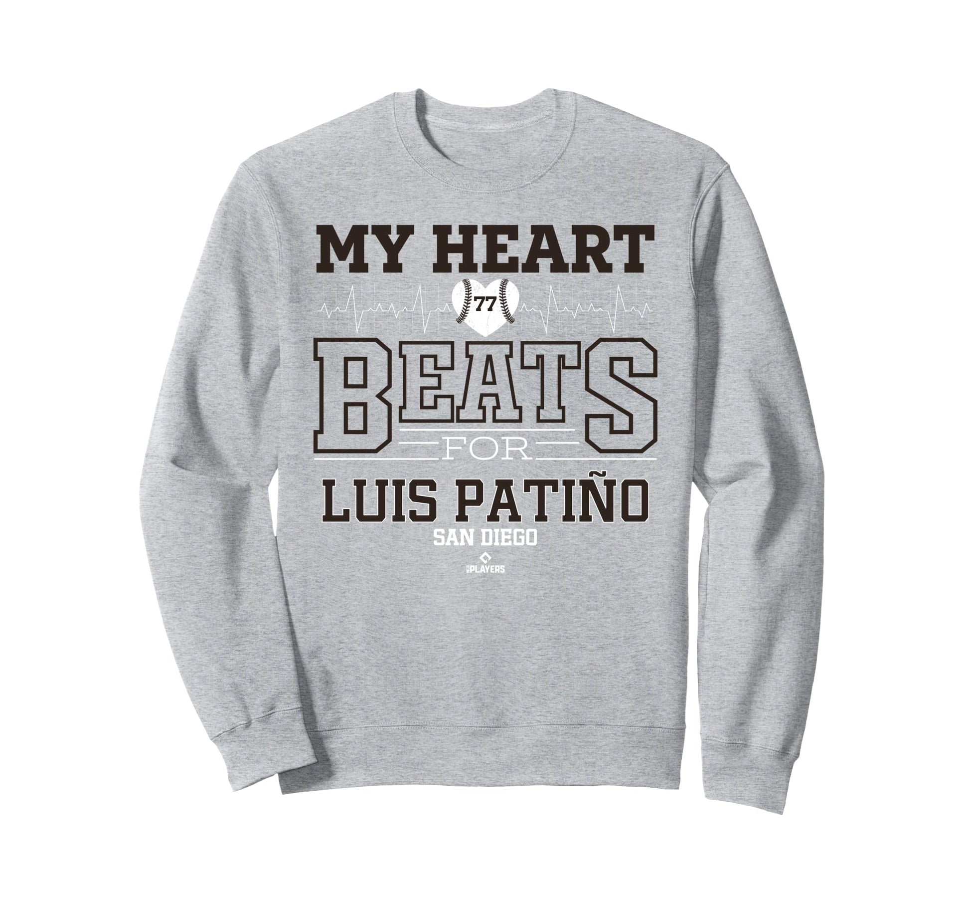 My Heart Beats Luis Pati O San Diego Sweatshirt - Trendy Graphic Unisex - T-Shirt, Sweatshirt, Hoodie
