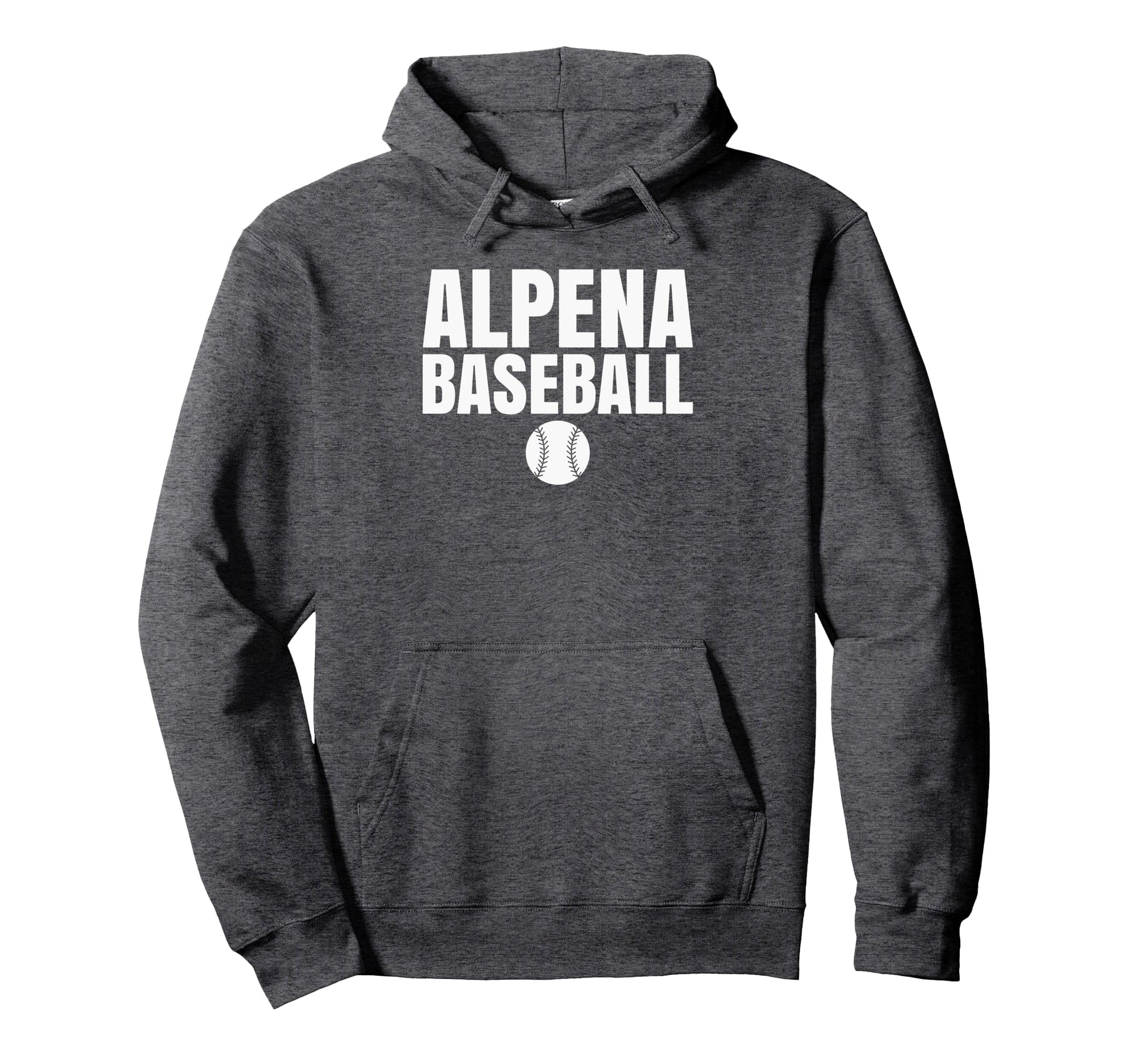Alpena High School Baseball Hoodie - Casual Everyday Wear for Adults - T-Shirt, Sweatshirt, Hoodie