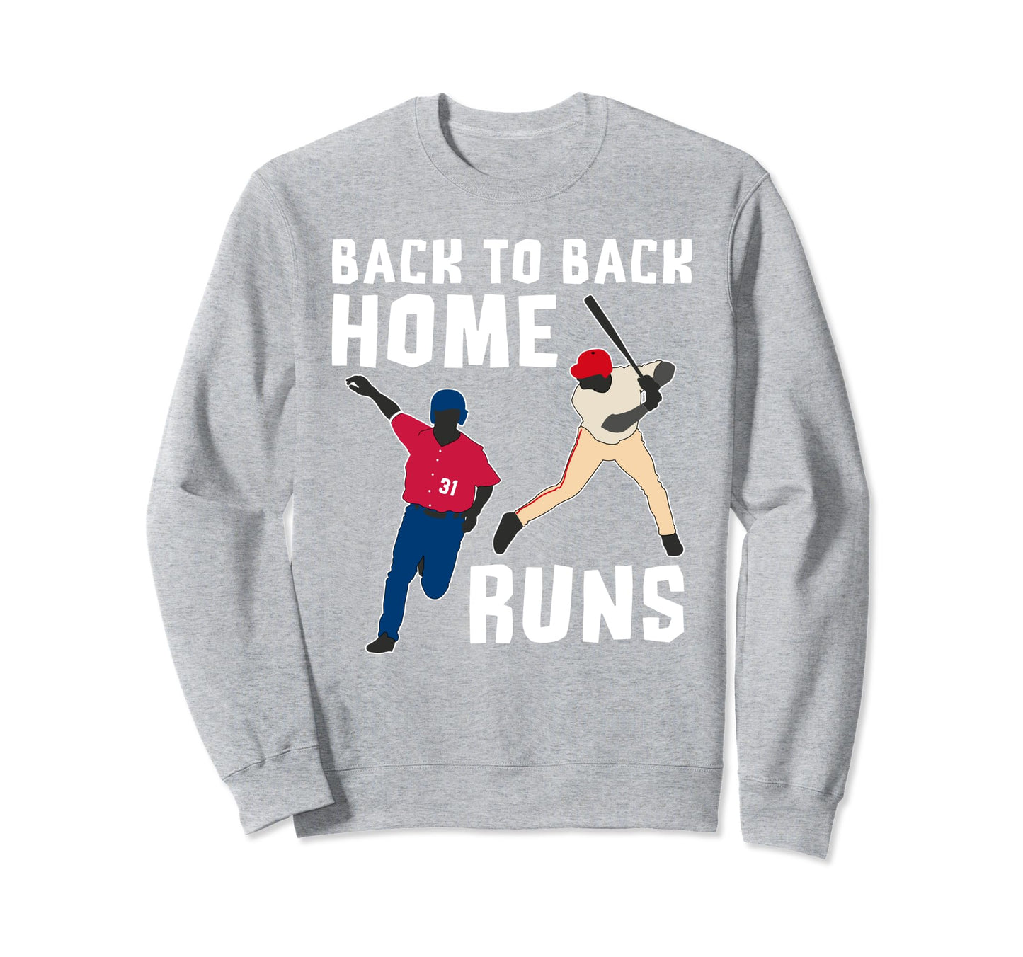 Back To Back Home Runs Twins Sweatshirt - Streetwear Style Men Women - T-Shirt, Sweatshirt, Hoodie