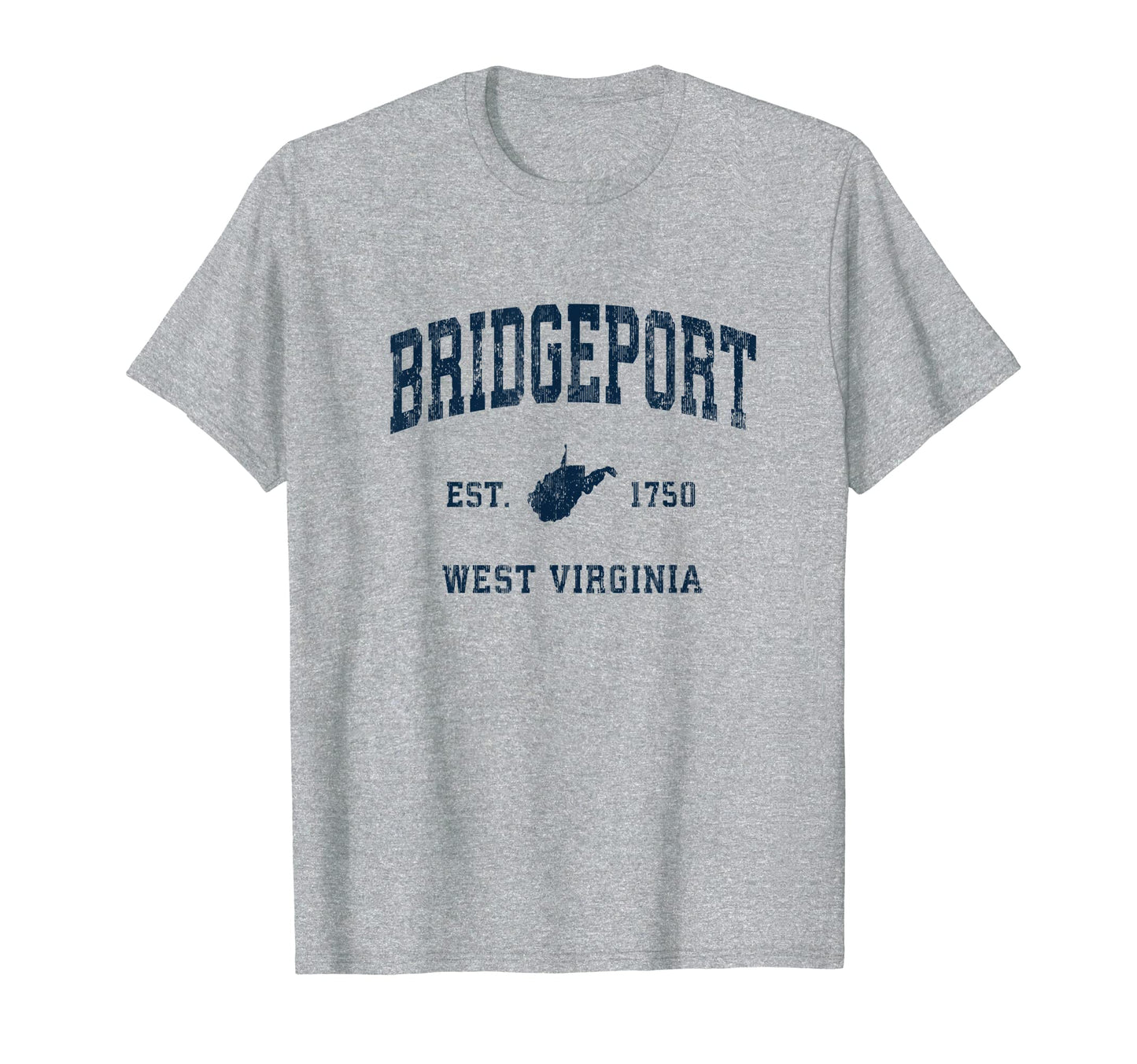Bridgeport West Virginia Wv Athletic T-Shirt - Casual Everyday Wear Unisex - T-Shirt, Sweatshirt, Hoodie