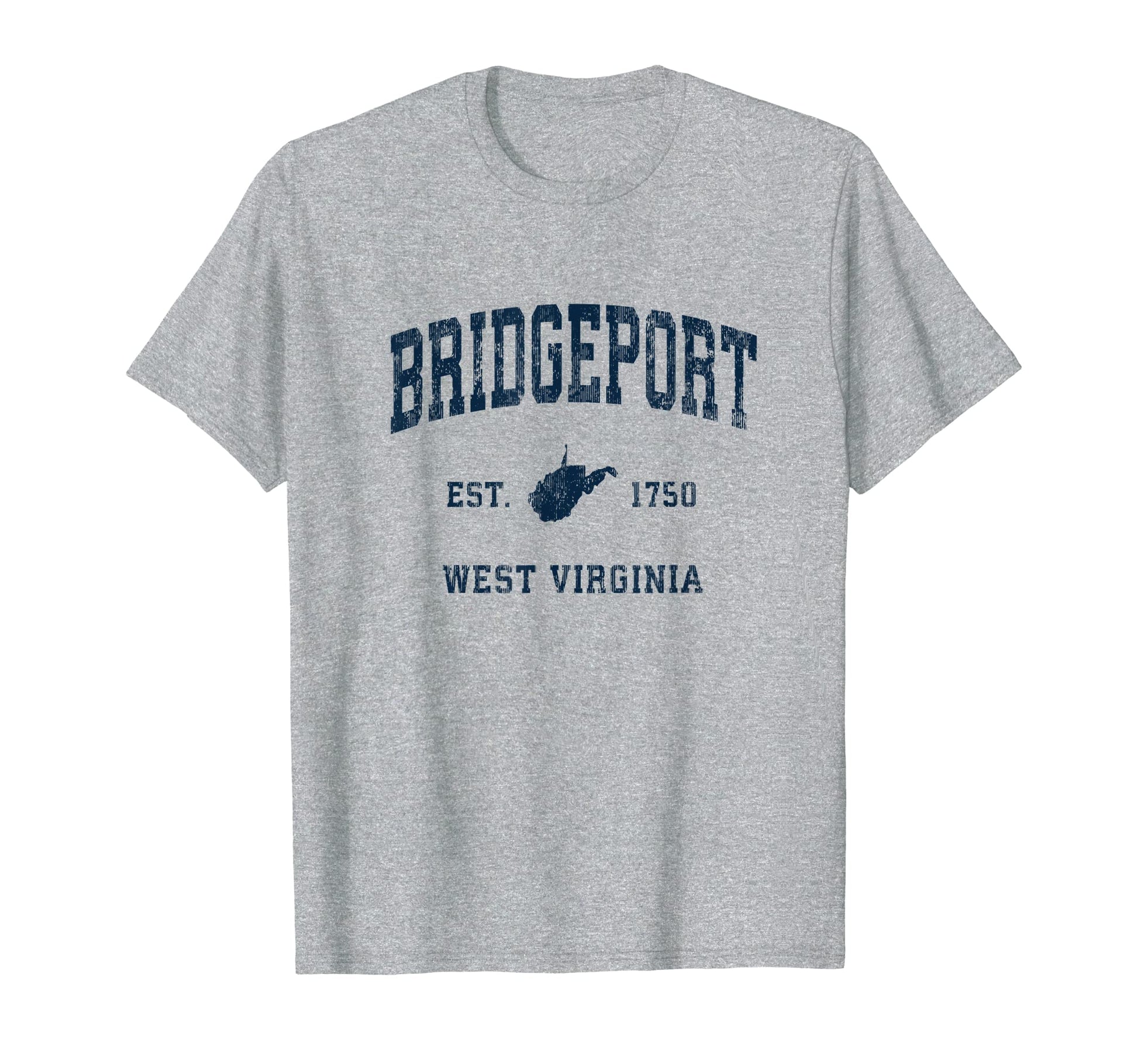 Bridgeport West Virginia Wv Athletic T-Shirt - Casual Everyday Wear Unisex - T-Shirt, Sweatshirt, Hoodie