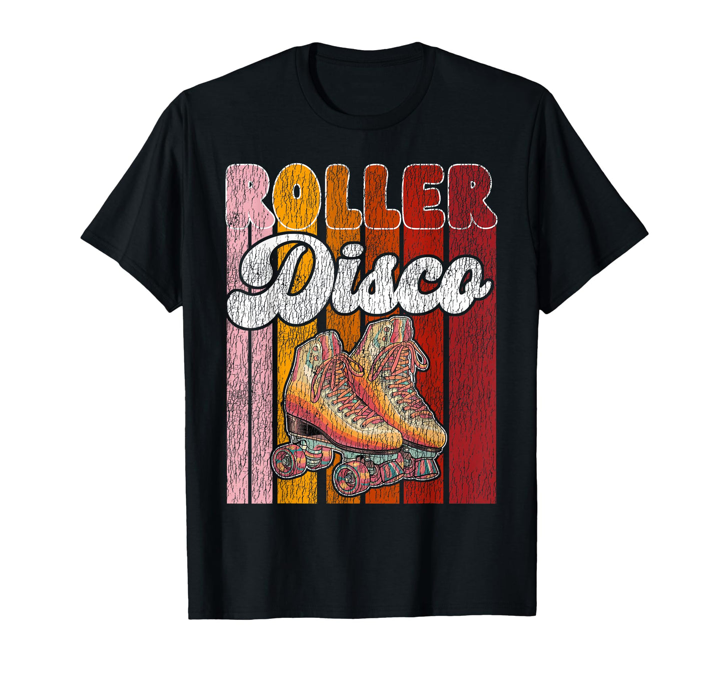 Roller Skating Skate 1970S Roller T-Shirt - Aesthetic Graphic Men Women - T-Shirt, Sweatshirt, Hoodie