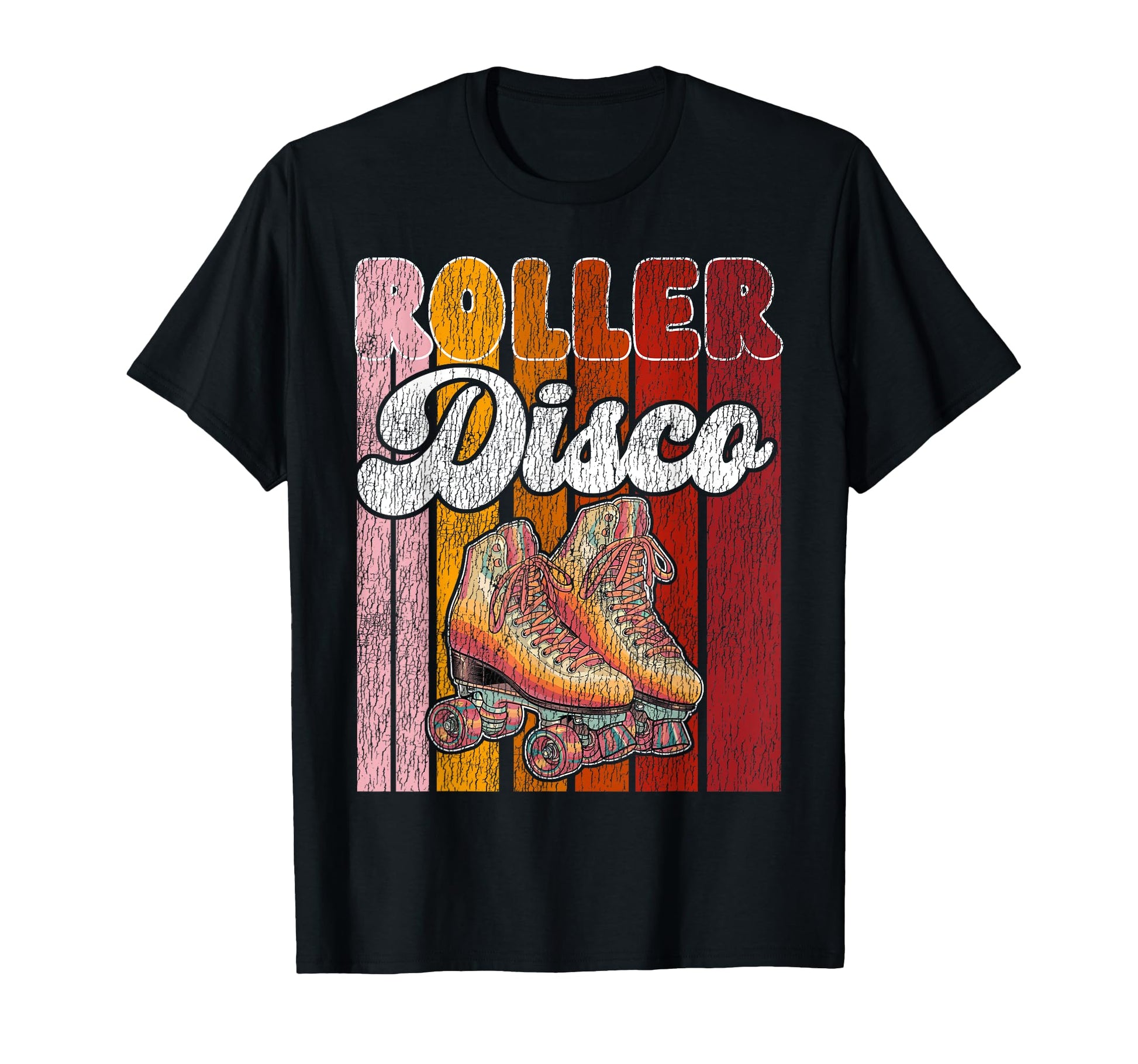 Roller Skating Skate 1970S Roller T-Shirt - Aesthetic Graphic Men Women - T-Shirt, Sweatshirt, Hoodie