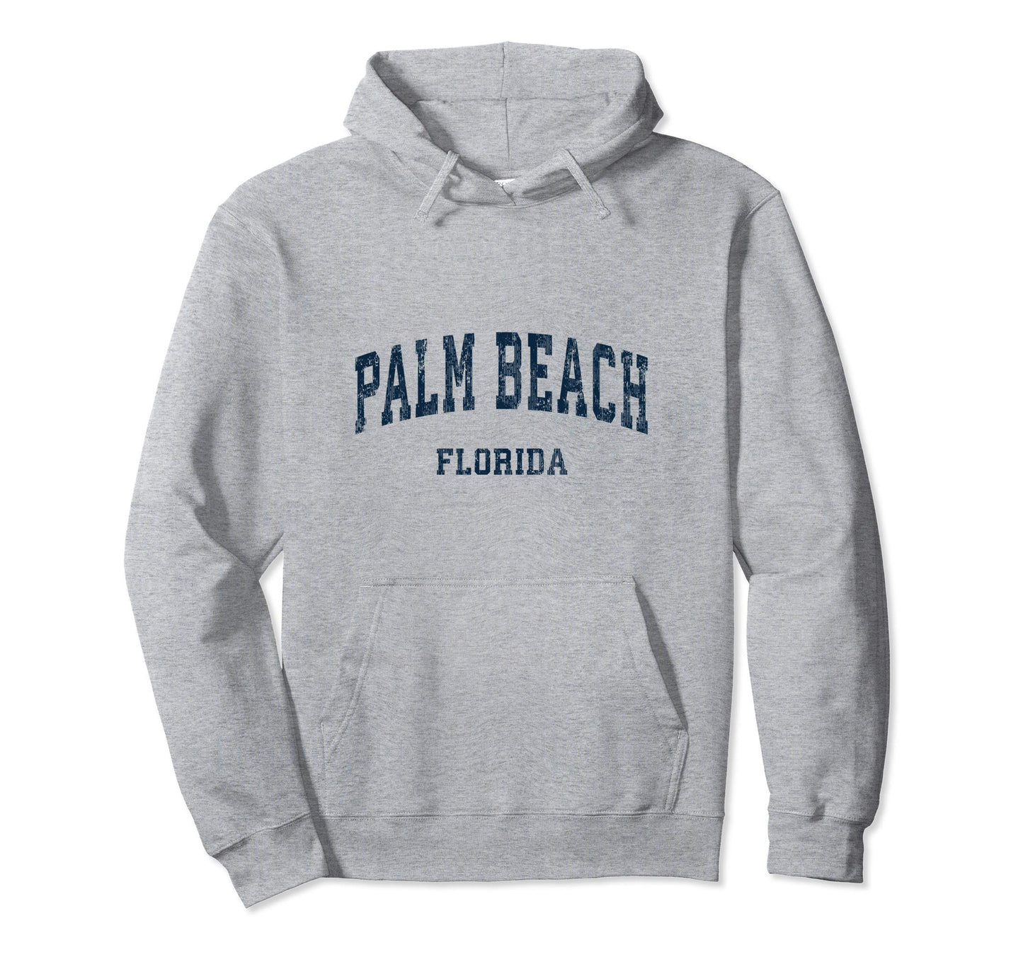 Palm Beach Florida Fl Varsity Hoodie - Fun Novelty Design for Adults - T-Shirt, Sweatshirt, Hoodie