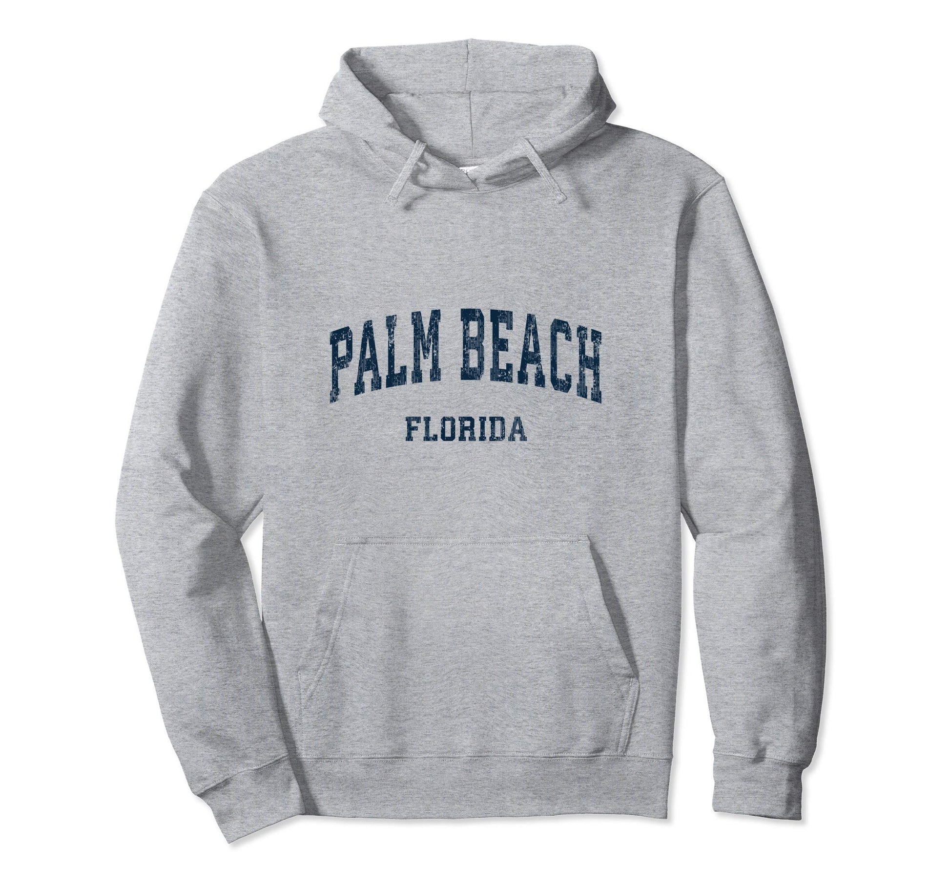 Palm Beach Florida Fl Varsity Hoodie - Fun Novelty Design for Adults - T-Shirt, Sweatshirt, Hoodie