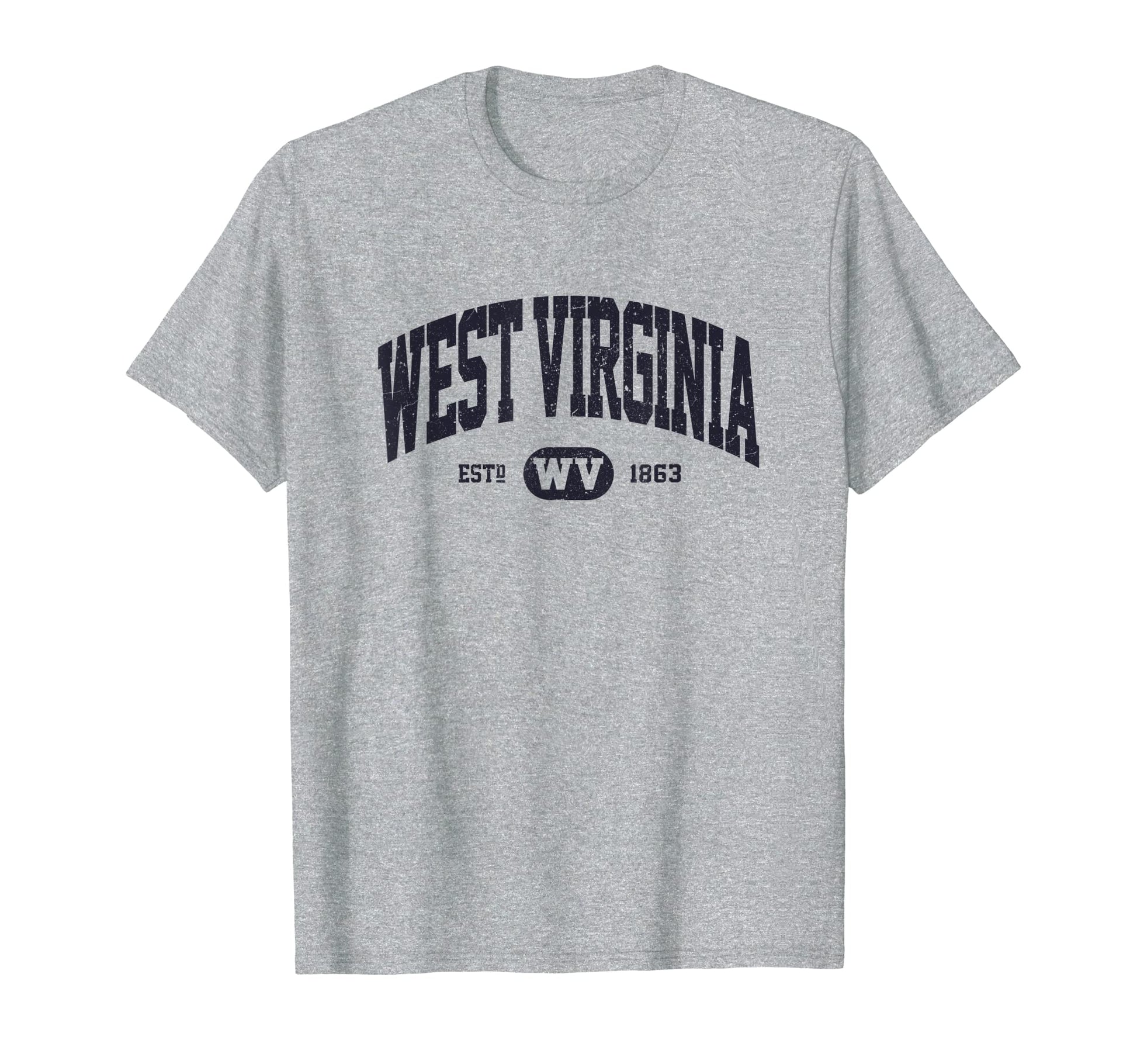 Navy West Virginia T-Shirt - Casual Everyday Wear Unisex - T-Shirt, Sweatshirt, Hoodie