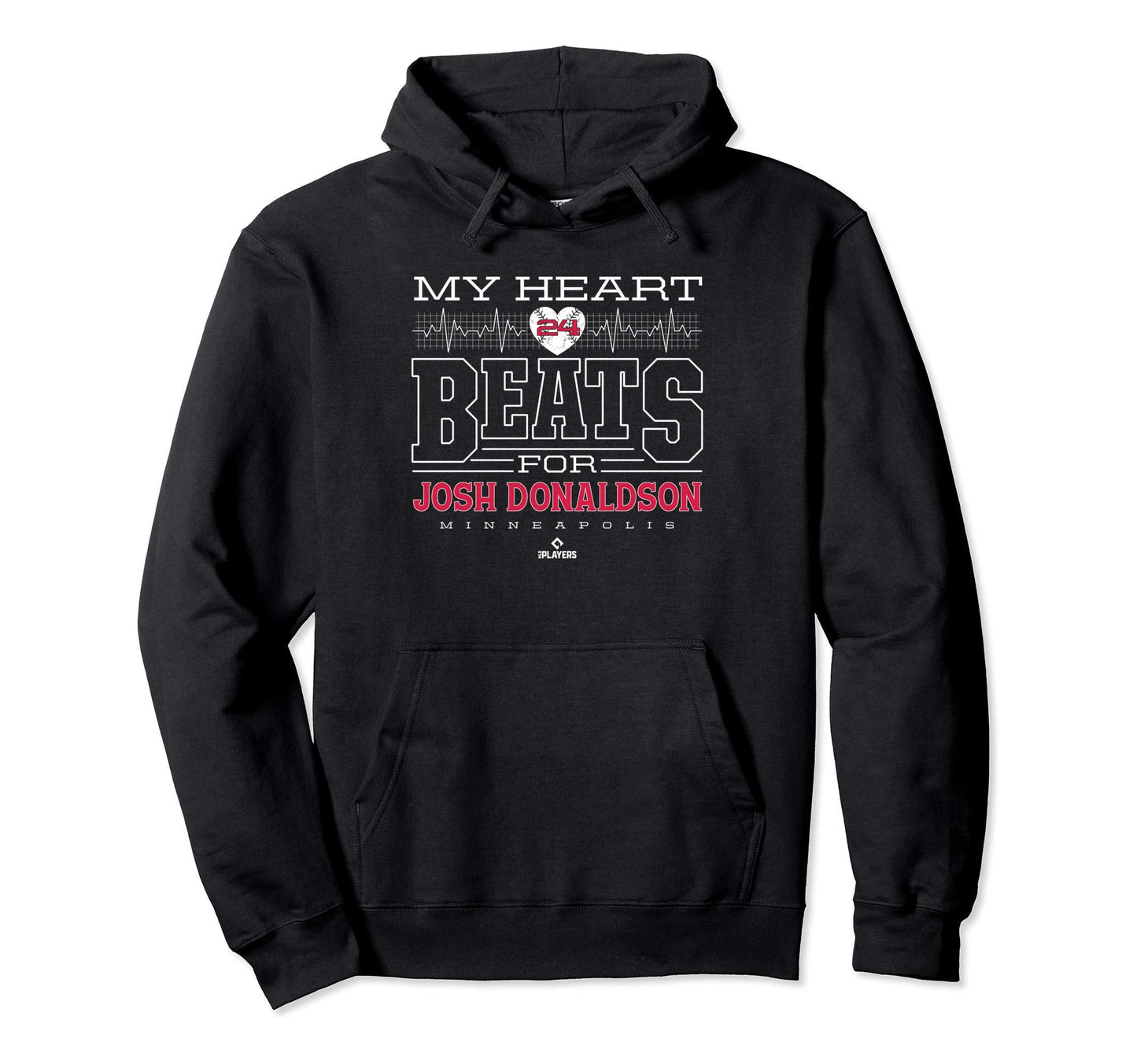 My Heart Beats Josh Donaldson Hoodie - Trendy Graphic for Adults - T-Shirt, Sweatshirt, Hoodie